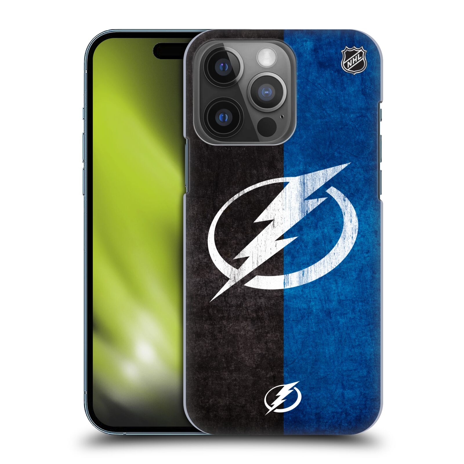 Pouzdro na mobil Apple Iphone 14 PRO - HEAD CASE - Hokej NHL - Tampa Bay Lightning - Znak pruhy