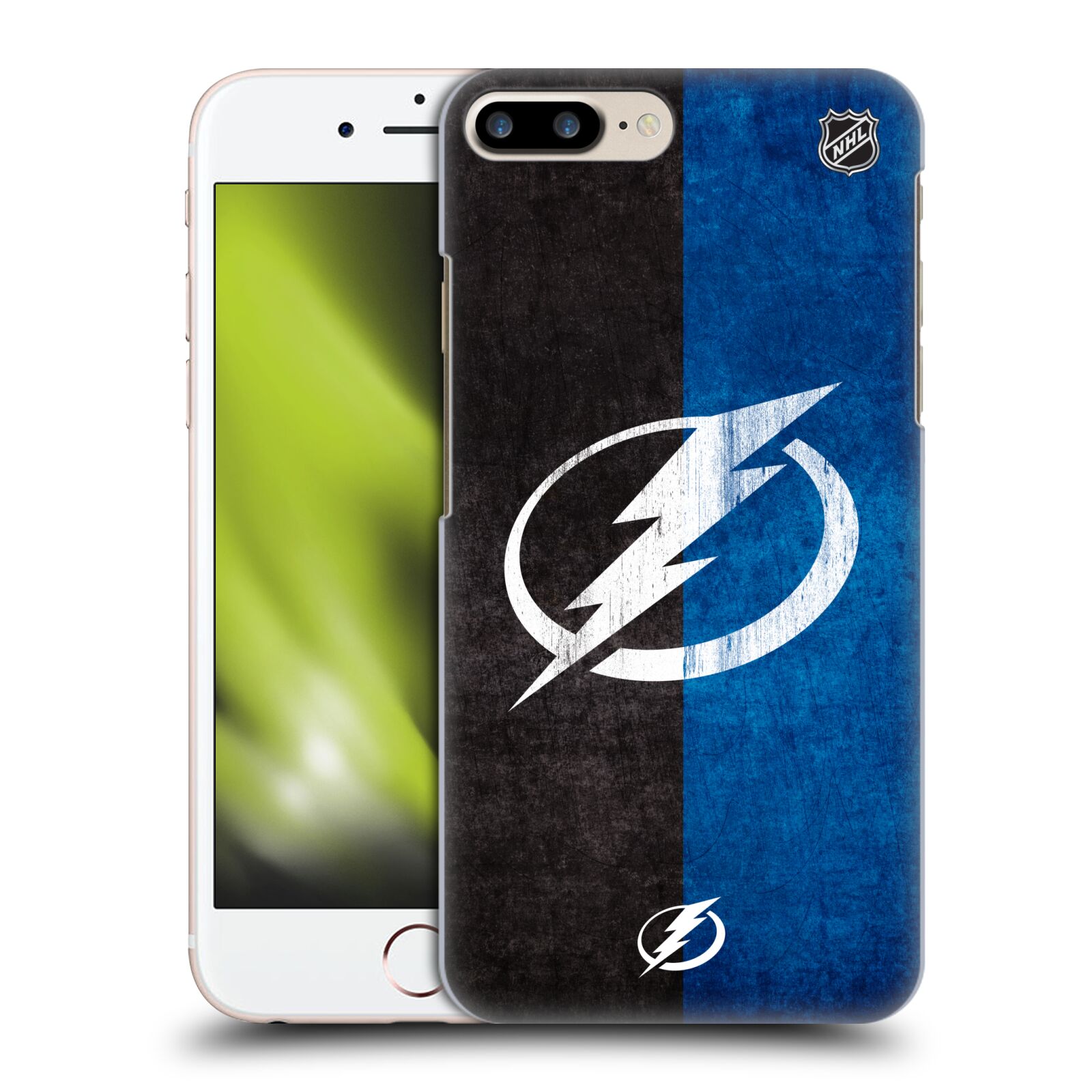 Pouzdro na mobil Apple Iphone 7/8 PLUS - HEAD CASE - Hokej NHL - Tampa Bay Lightning - Znak pruhy