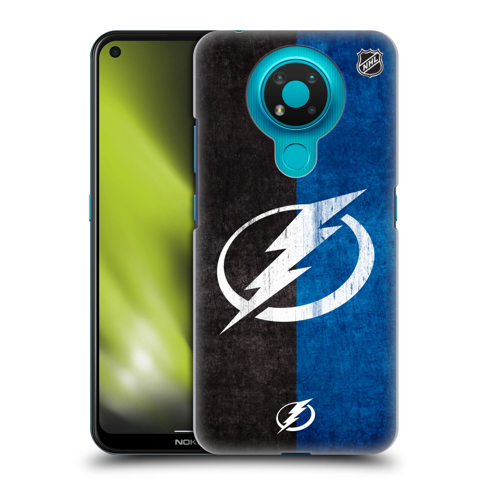 Pouzdro na mobil Nokia 3.4 - HEAD CASE - Hokej NHL - Tampa Bay Lightning - Znak pruhy