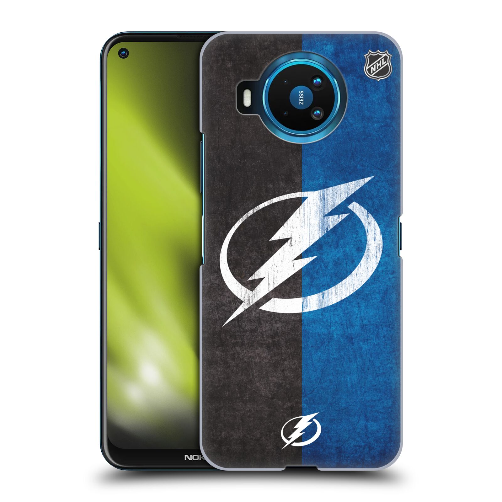 Pouzdro na mobil NOKIA 8.3 - HEAD CASE - Hokej NHL - Tampa Bay Lightning - Znak pruhy