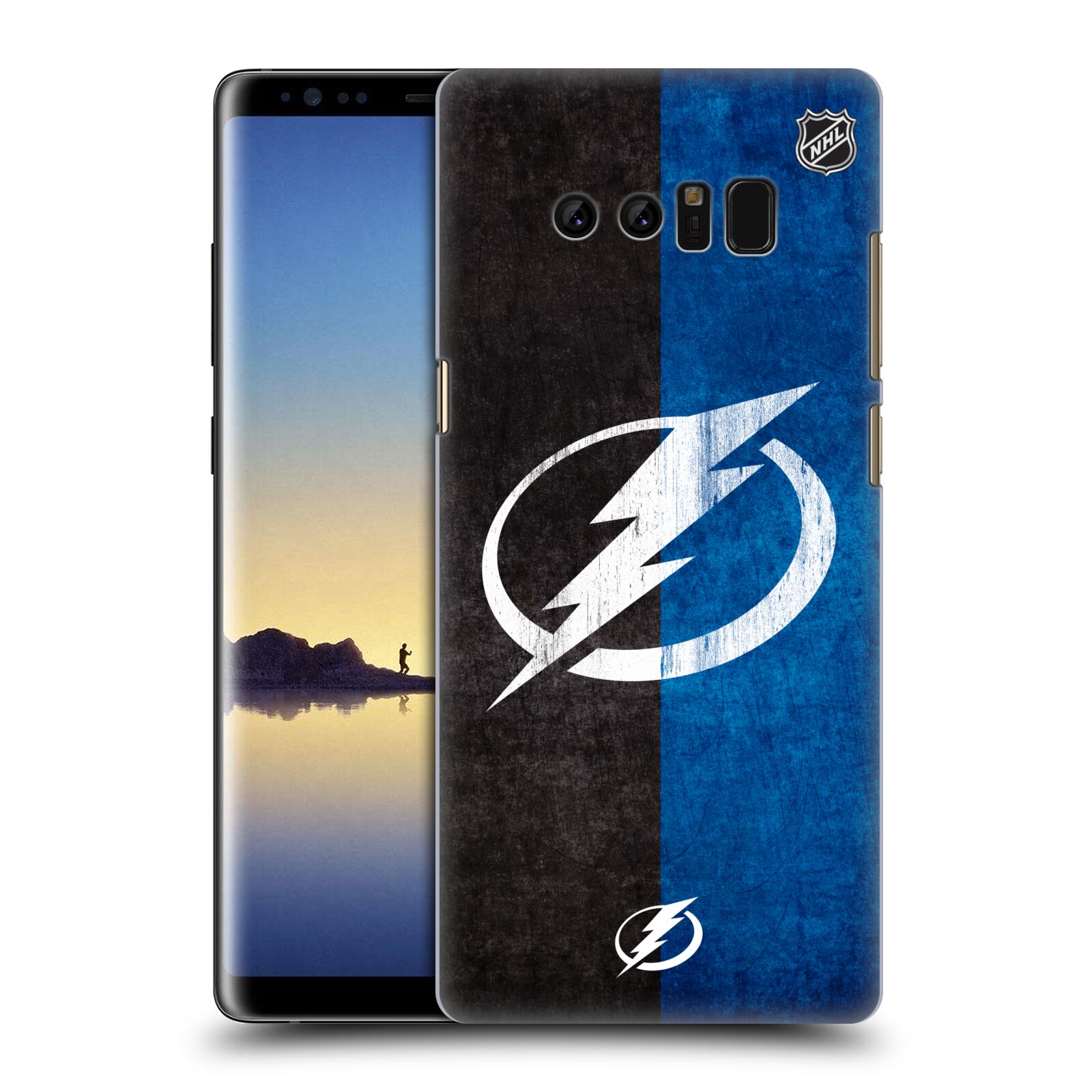 Pouzdro na mobil Samsung Galaxy Note 8 - HEAD CASE - Hokej NHL - Tampa Bay Lightning - Znak pruhy