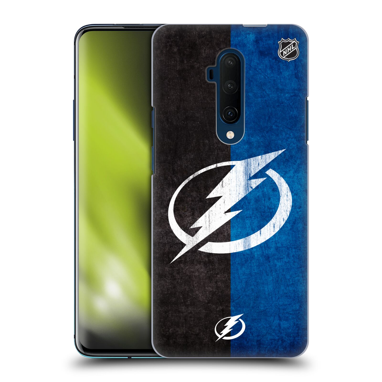Pouzdro na mobil OnePlus 7T Pro - HEAD CASE - Hokej NHL - Tampa Bay Lightning - Znak pruhy