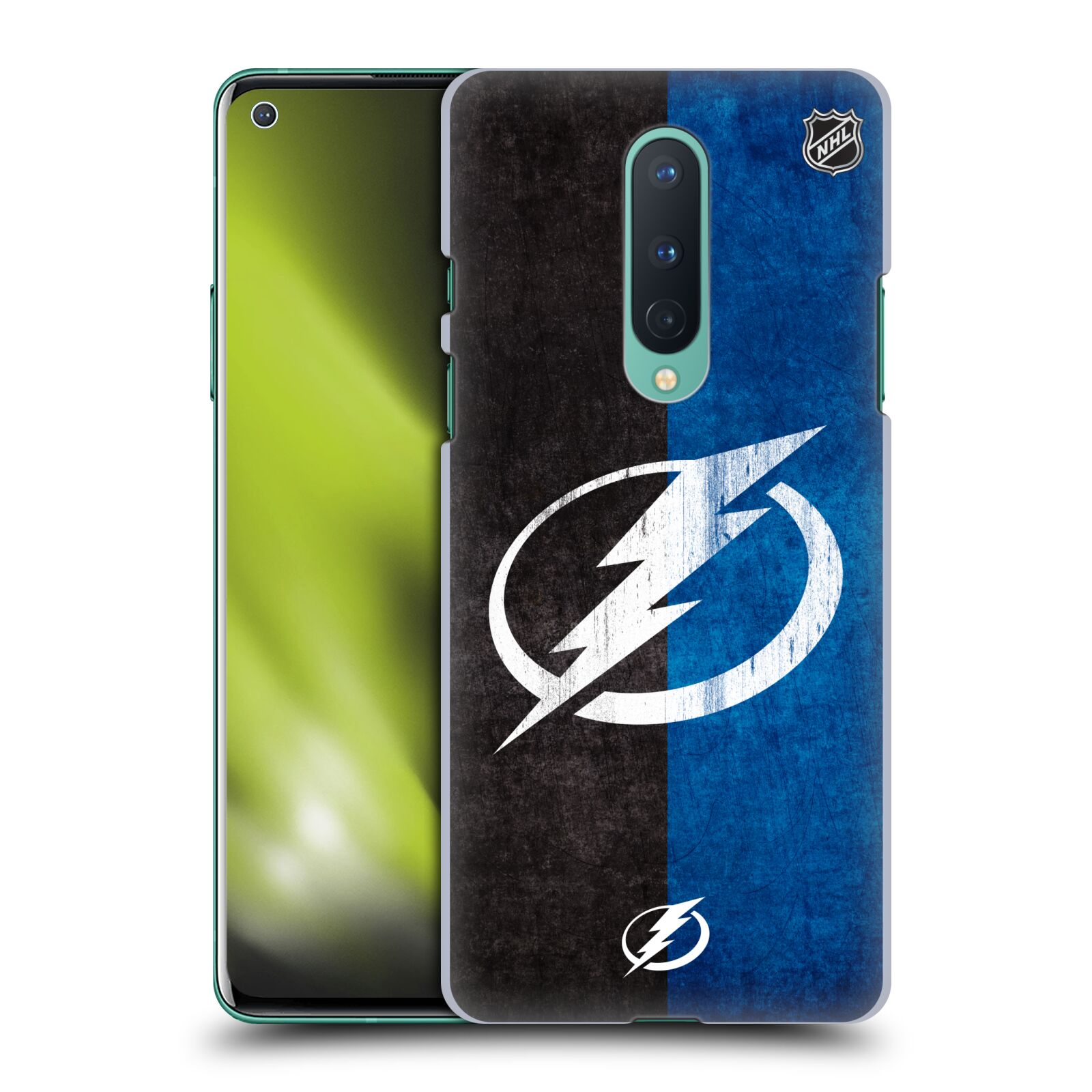 Pouzdro na mobil OnePlus 8 5G - HEAD CASE - Hokej NHL - Tampa Bay Lightning - Znak pruhy