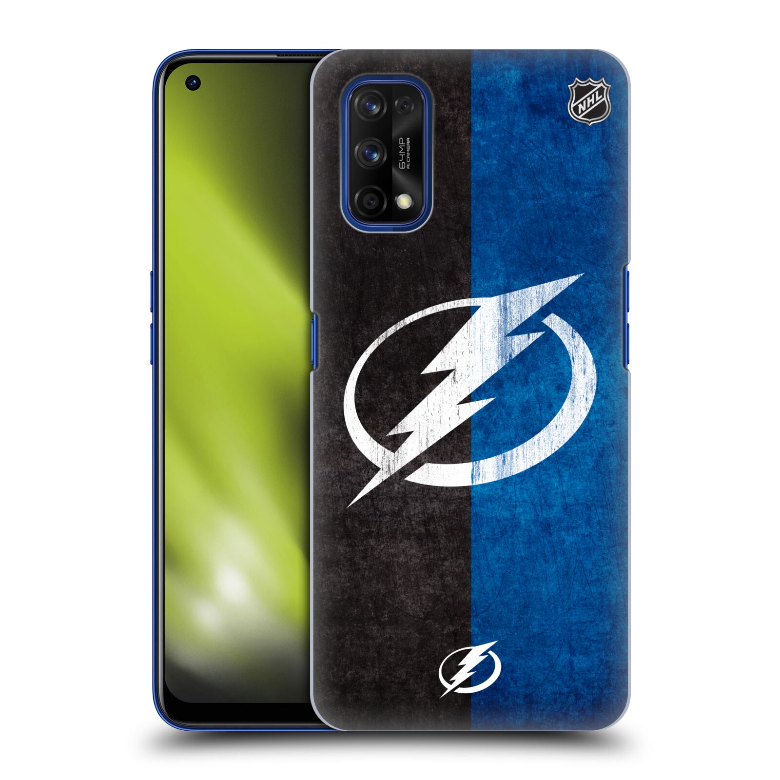 Pouzdro na mobil Realme 7 PRO - HEAD CASE - Hokej NHL - Tampa Bay Lightning - Znak pruhy