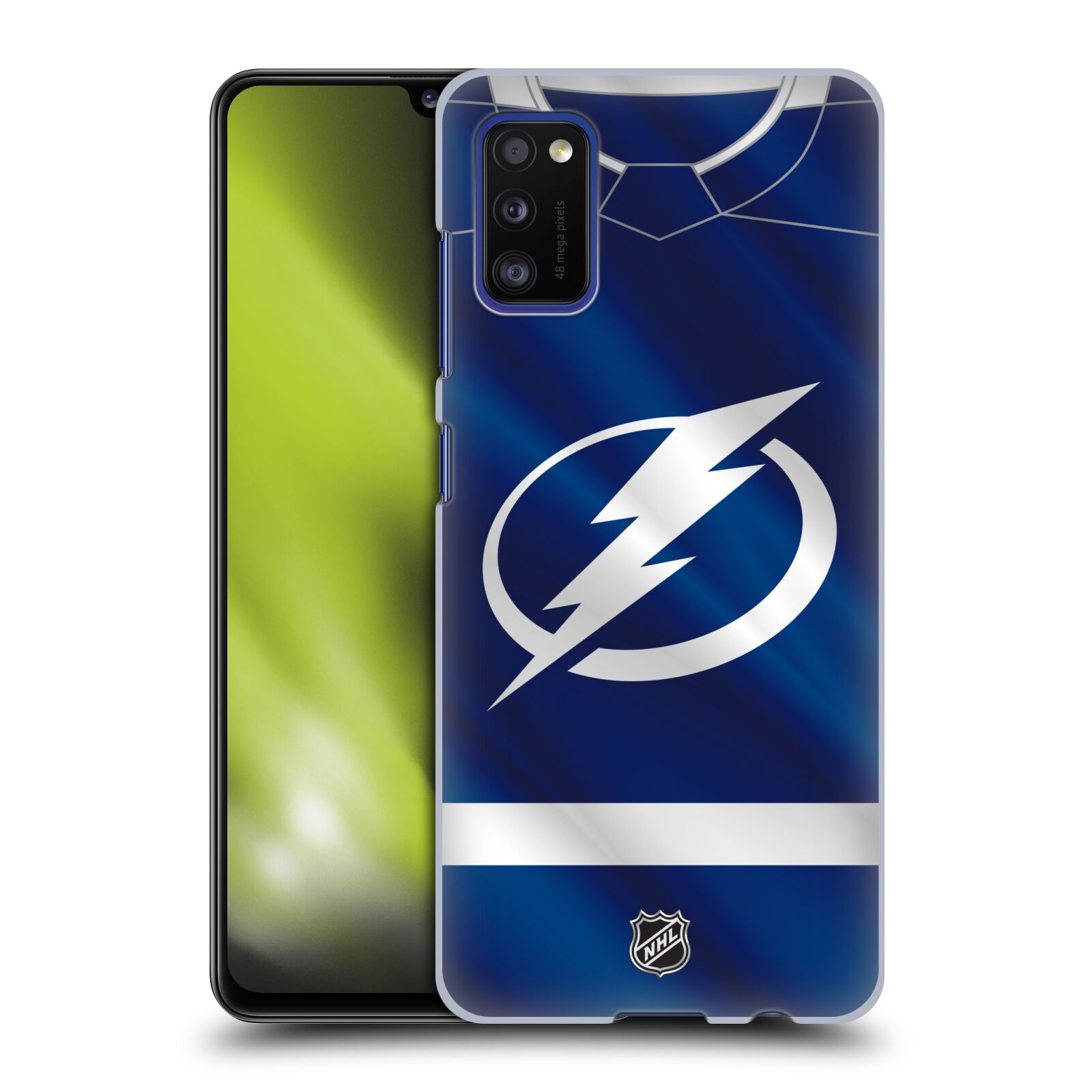 Pouzdro na mobil Samsung Galaxy A41 - HEAD CASE - Hokej NHL - Tampa Bay Lightning - Znak dres