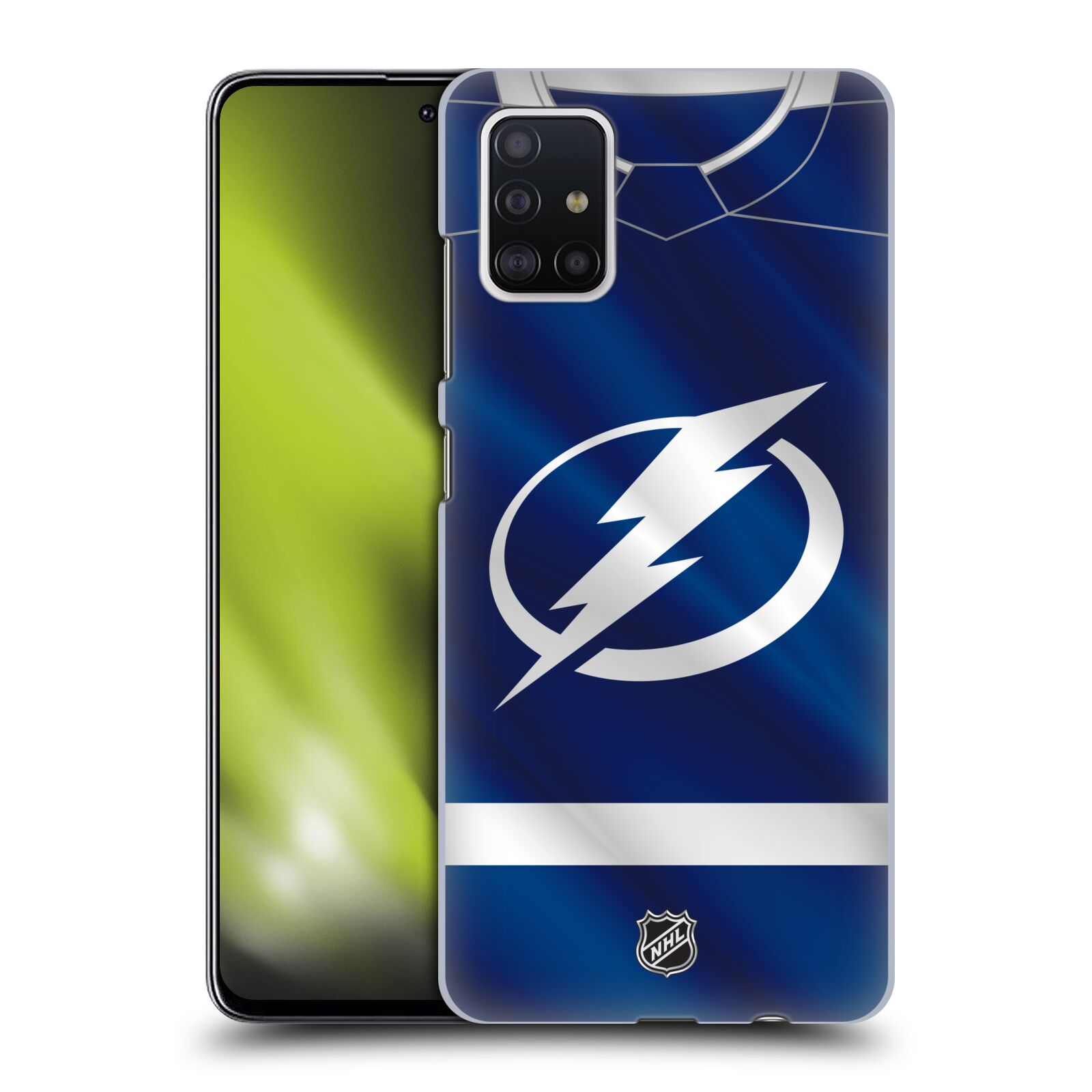 Pouzdro na mobil Samsung Galaxy A51 - HEAD CASE - Hokej NHL - Tampa Bay Lightning - Znak dres