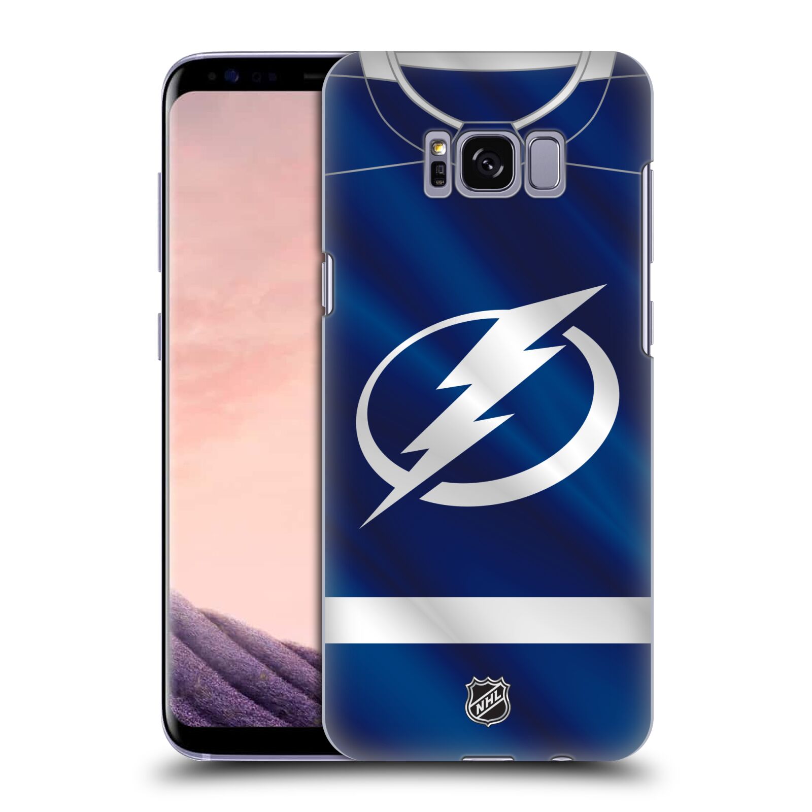 Pouzdro na mobil Samsung Galaxy S8 - HEAD CASE - Hokej NHL - Tampa Bay Lightning - Znak dres