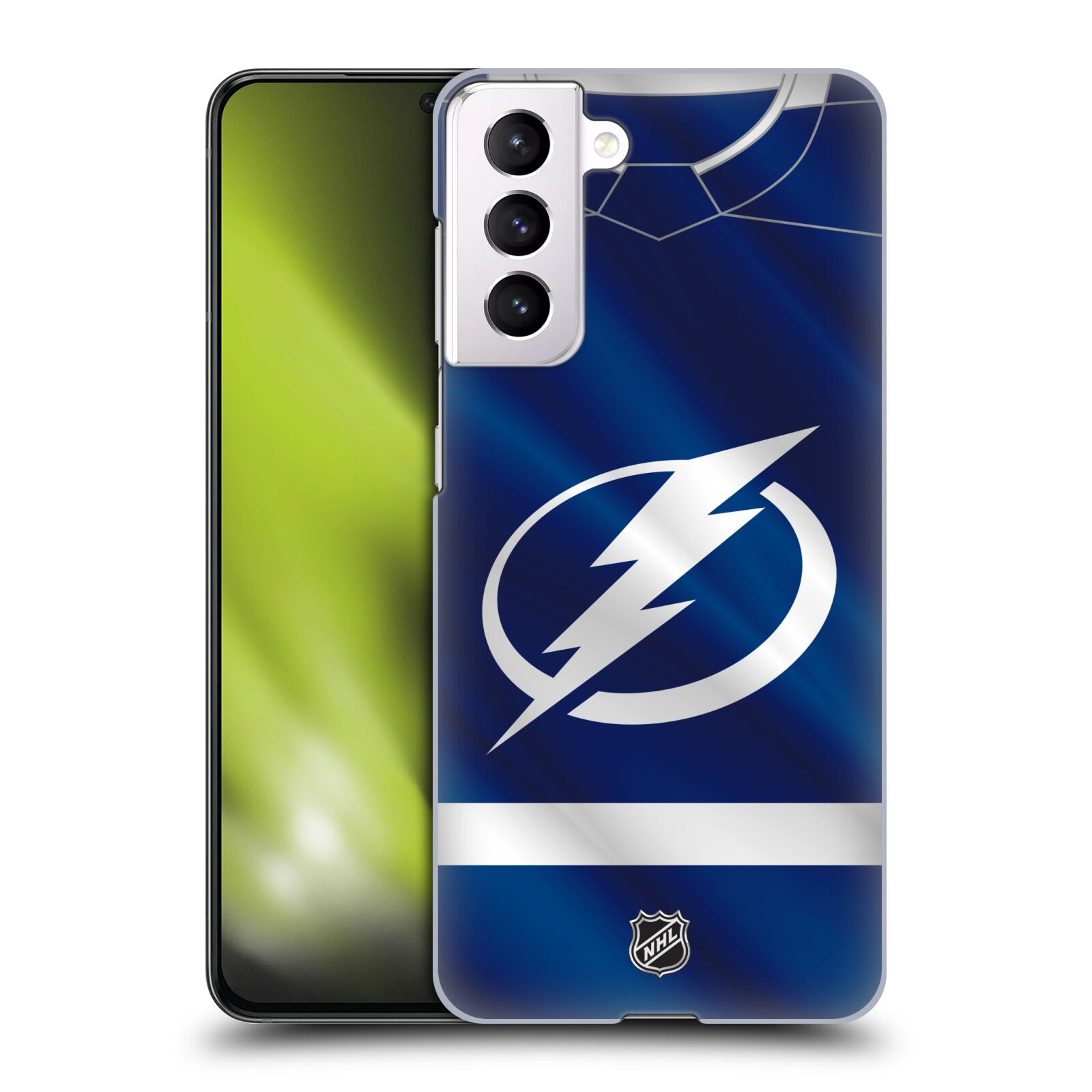 Pouzdro na mobil Samsung Galaxy S21 5G - HEAD CASE - Hokej NHL - Tampa Bay Lightning - Znak dres
