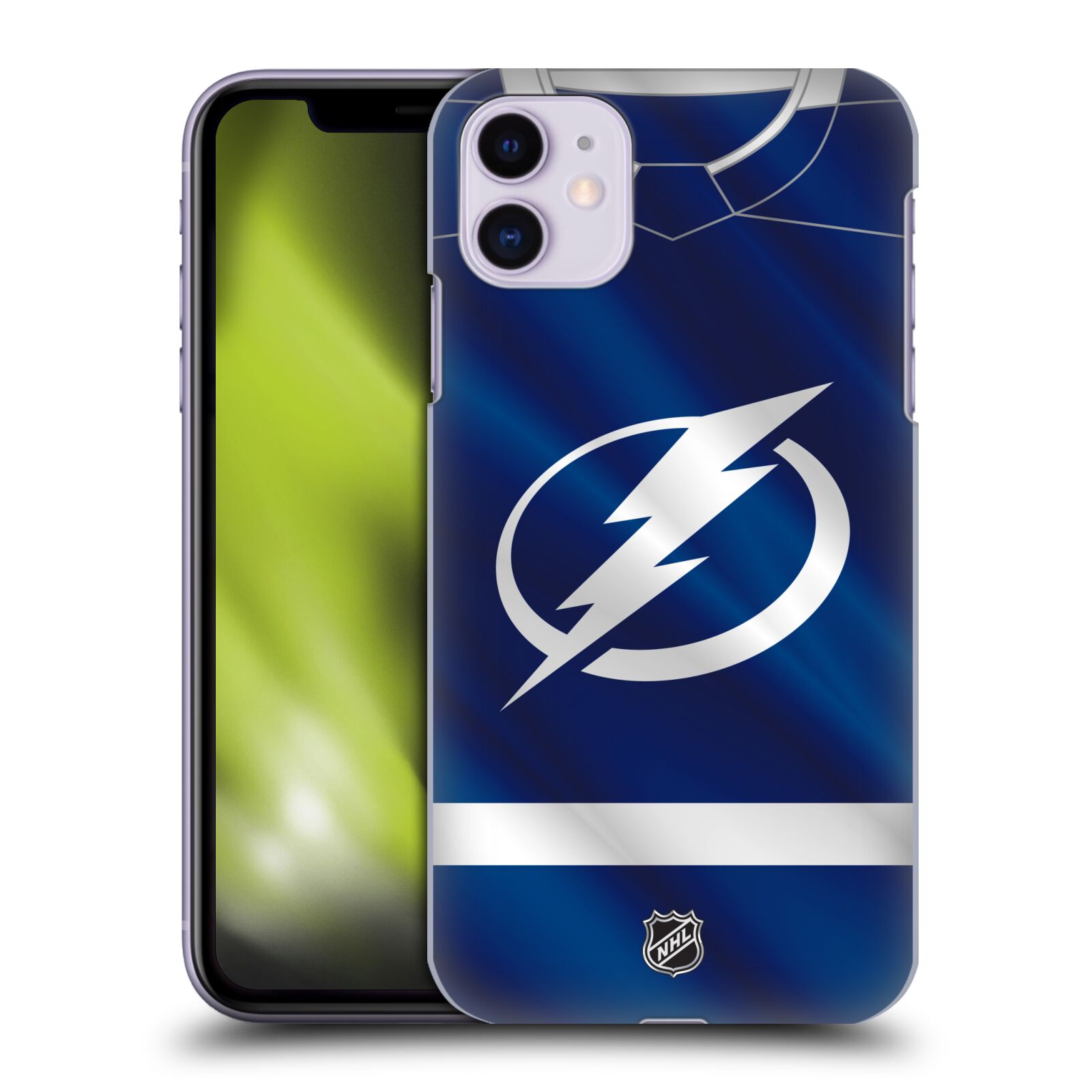 Pouzdro na mobil Apple Iphone 11 - HEAD CASE - Hokej NHL - Tampa Bay Lightning - Znak dres