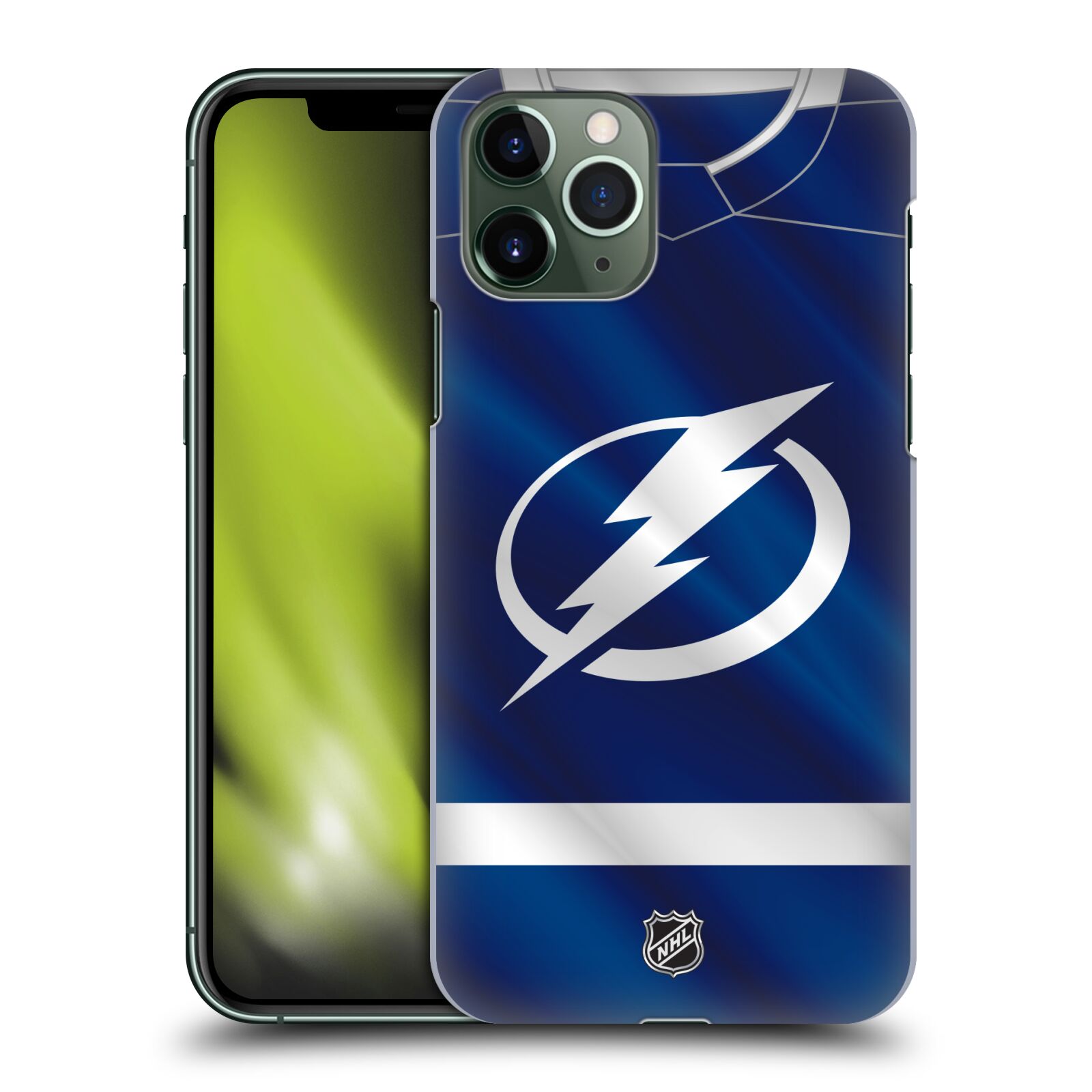 Pouzdro na mobil Apple Iphone 11 PRO - HEAD CASE - Hokej NHL - Tampa Bay Lightning - Znak dres