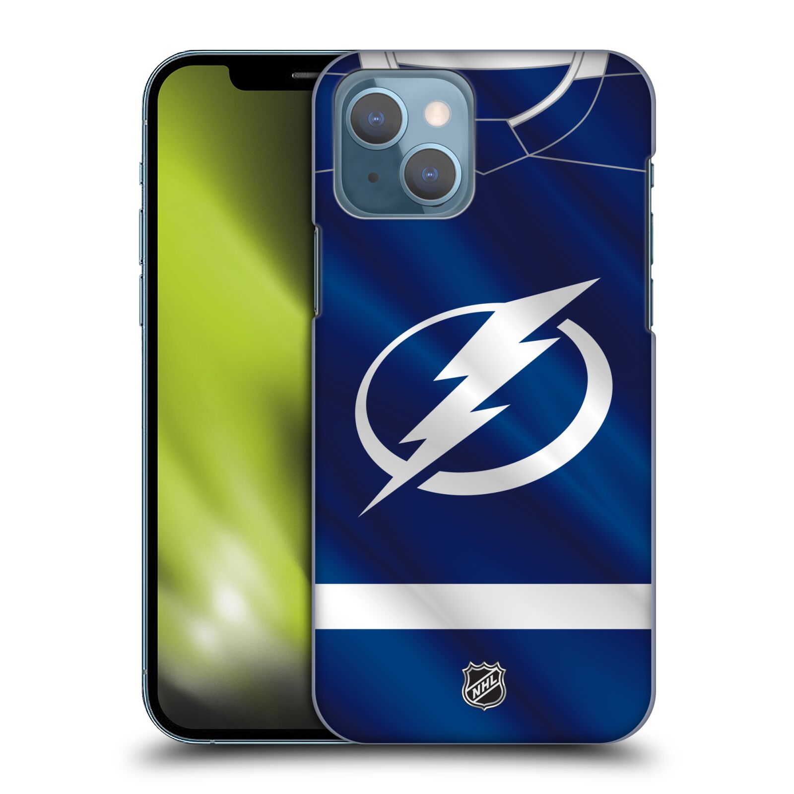 Pouzdro na mobil Apple Iphone 13 - HEAD CASE - Hokej NHL - Tampa Bay Lightning - Znak dres