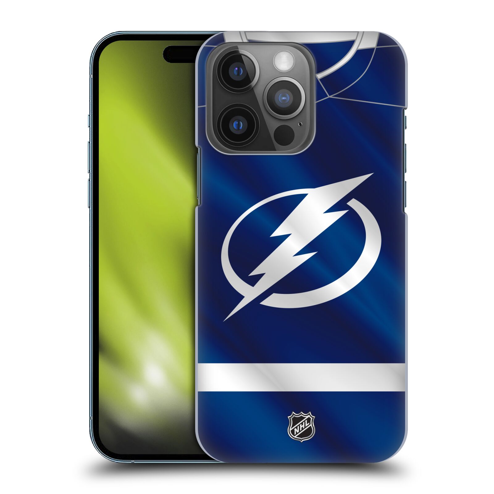 Pouzdro na mobil Apple Iphone 14 PRO - HEAD CASE - Hokej NHL - Tampa Bay Lightning - Znak dres