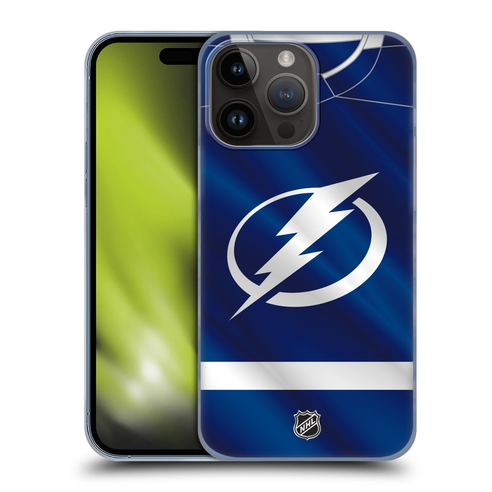 Plastový obal HEAD CASE na mobil Apple Iphone 15 PRO MAX  Hokej NHL - Tampa Bay Lightning - Znak dres