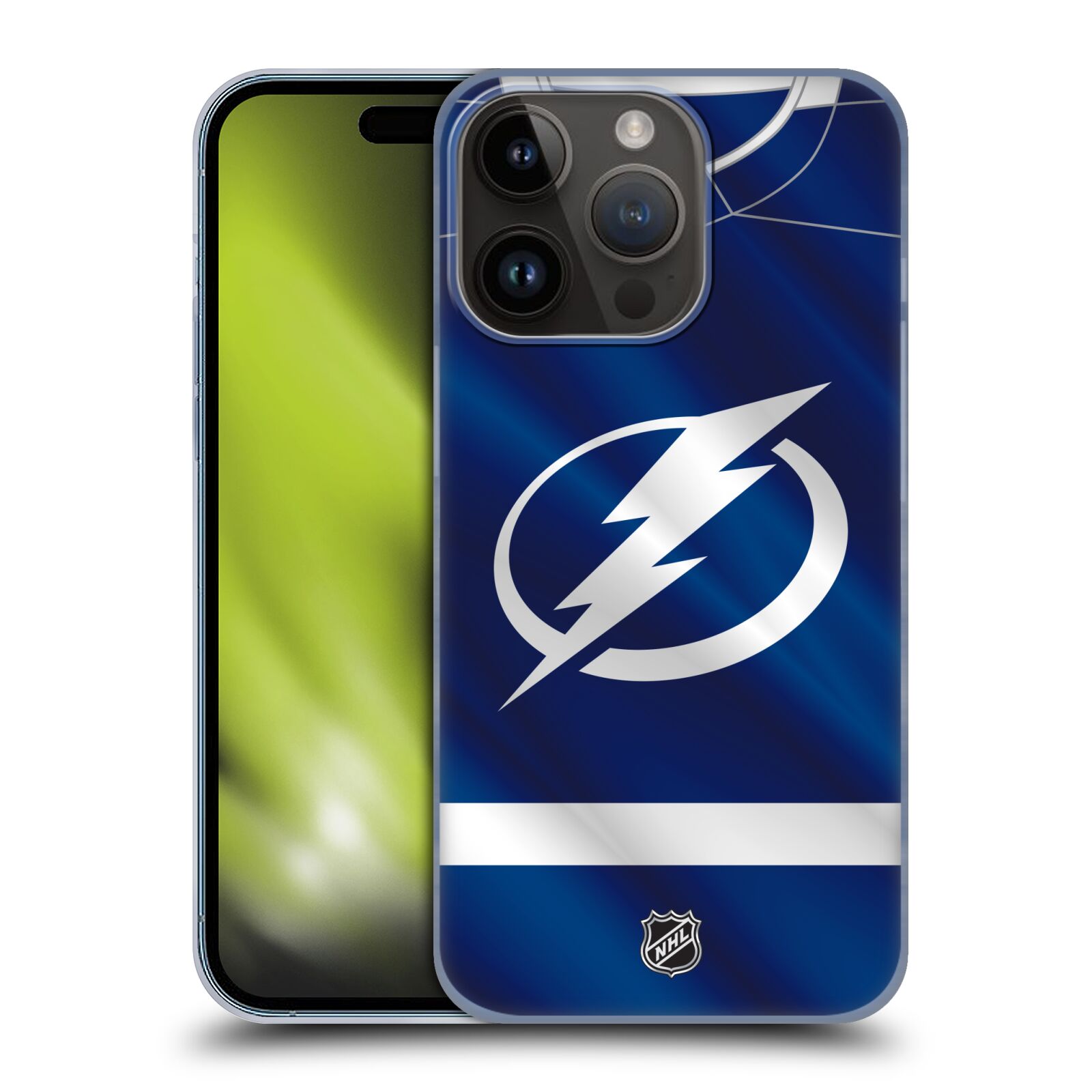 Plastový obal HEAD CASE na mobil Apple Iphone 15 Pro  Hokej NHL - Tampa Bay Lightning - Znak dres
