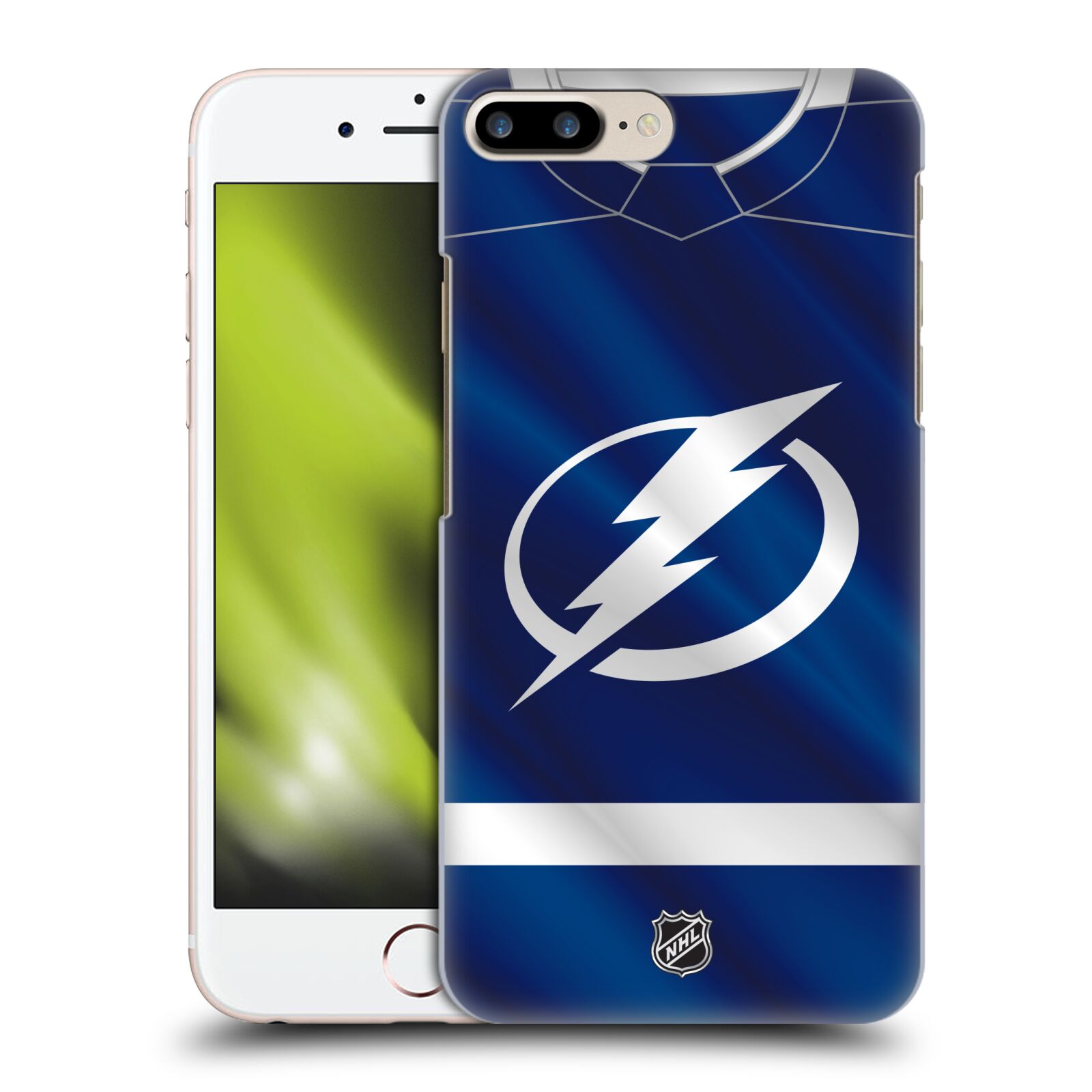 Pouzdro na mobil Apple Iphone 7/8 PLUS - HEAD CASE - Hokej NHL - Tampa Bay Lightning - Znak dres