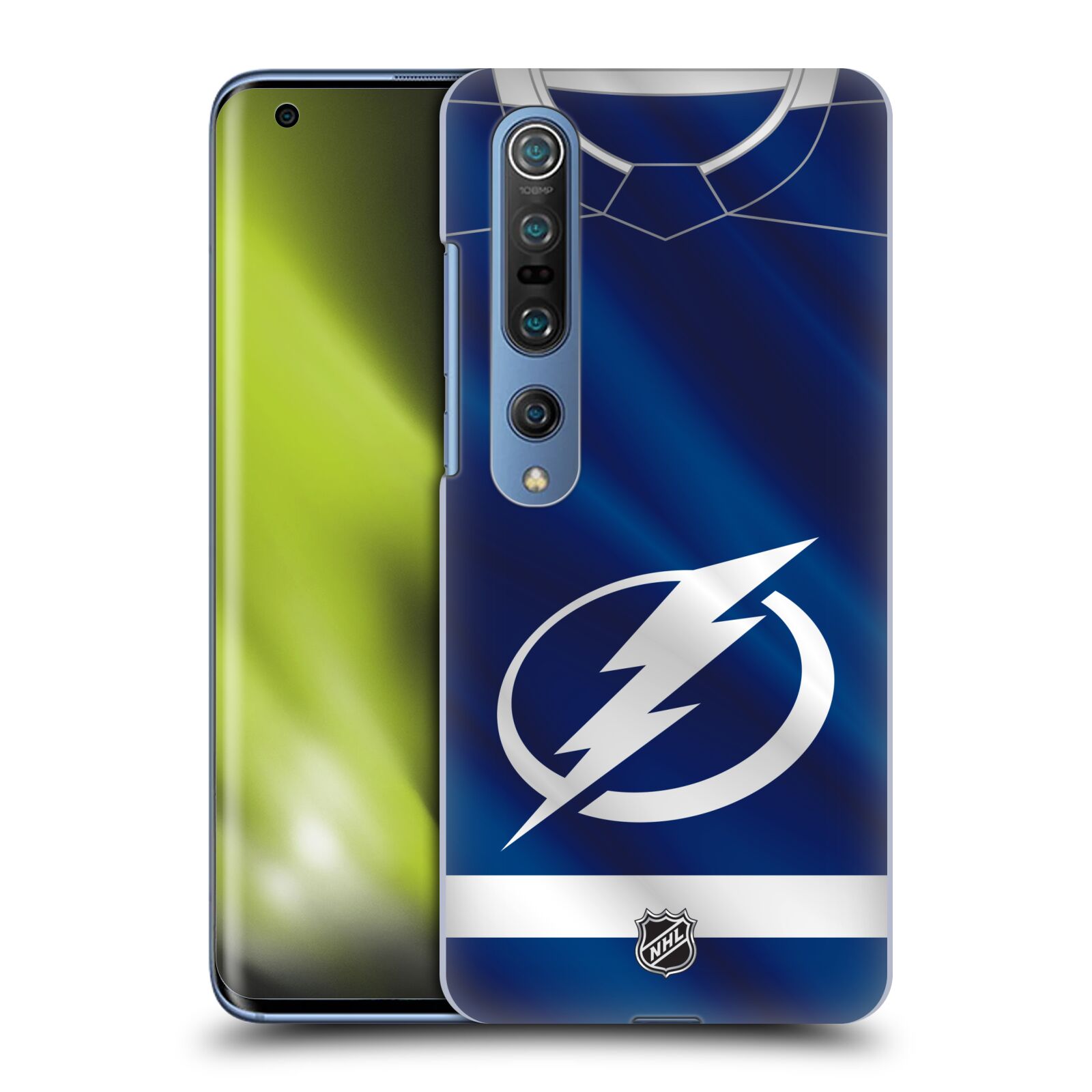 Pouzdro na mobil Xiaomi  Mi 10 5G / Mi 10 5G PRO - HEAD CASE - Hokej NHL - Tampa Bay Lightning - Znak dres