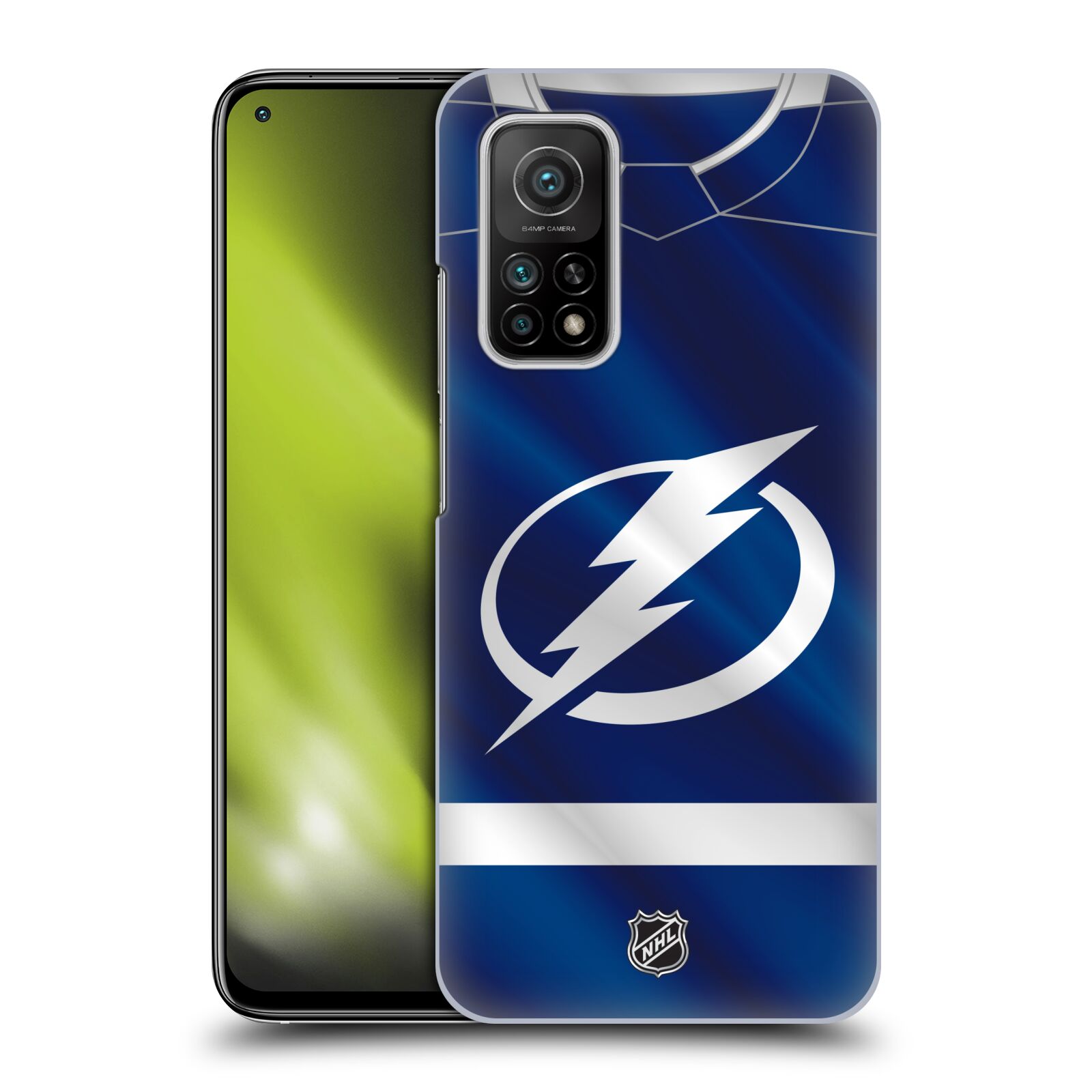 Pouzdro na mobil Xiaomi  Mi 10T / Mi 10T PRO - HEAD CASE - Hokej NHL - Tampa Bay Lightning - Znak dres