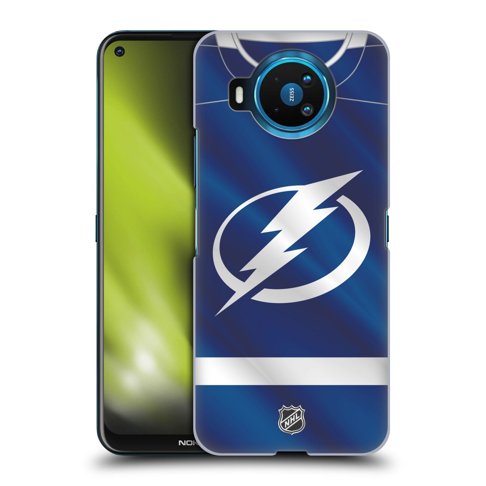 Pouzdro na mobil NOKIA 8.3 - HEAD CASE - Hokej NHL - Tampa Bay Lightning - Znak dres