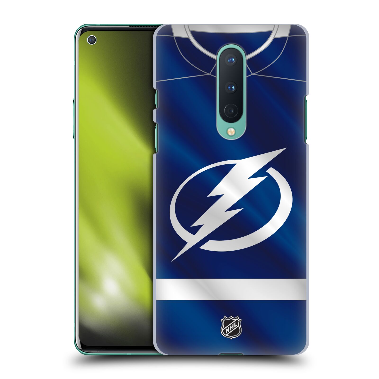 Pouzdro na mobil OnePlus 8 5G - HEAD CASE - Hokej NHL - Tampa Bay Lightning - Znak dres