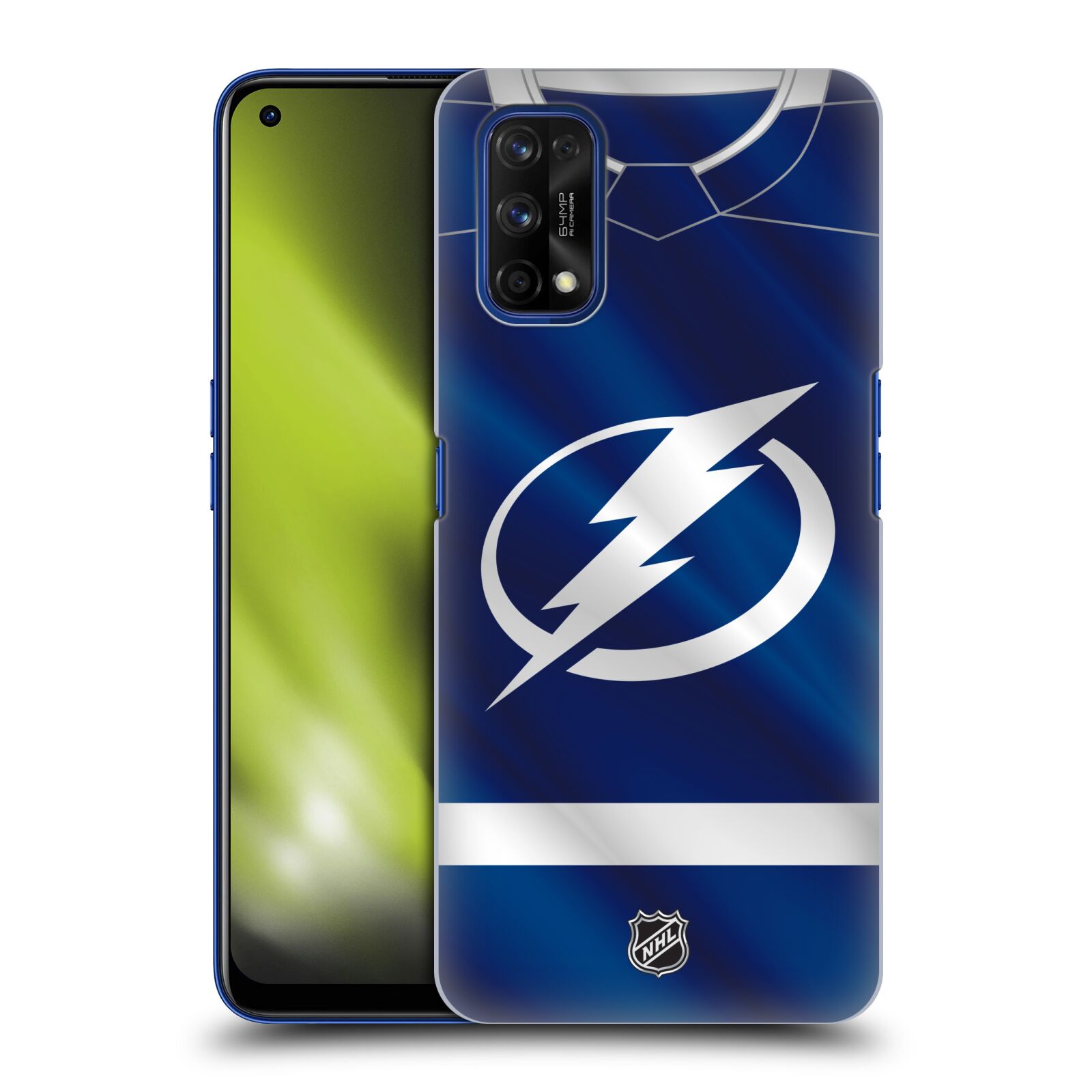 Pouzdro na mobil Realme 7 PRO - HEAD CASE - Hokej NHL - Tampa Bay Lightning - Znak dres