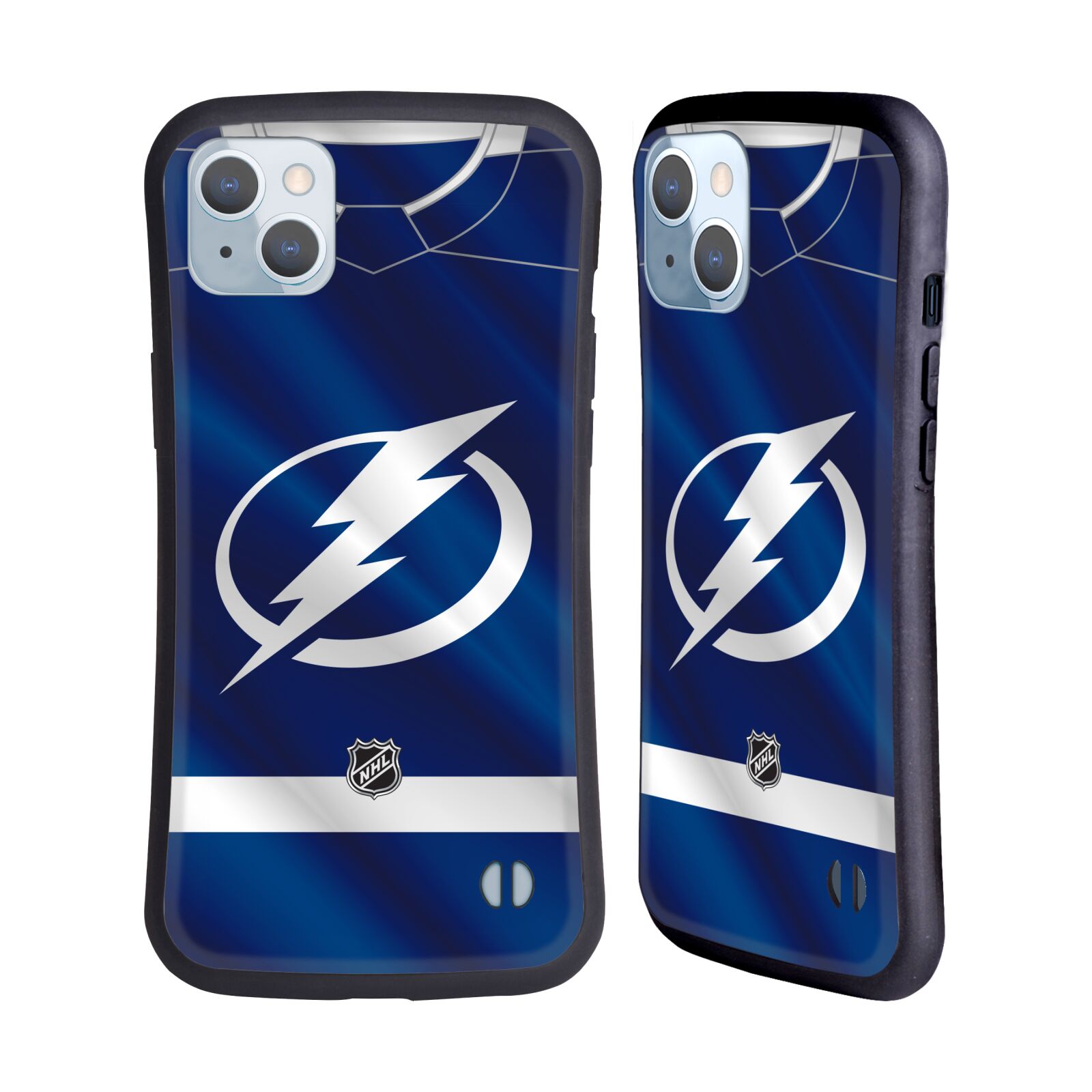 Obal na mobil Apple iPhone 14 PLUS - HEAD CASE - NHL - Dres Tampa Bay Lightning