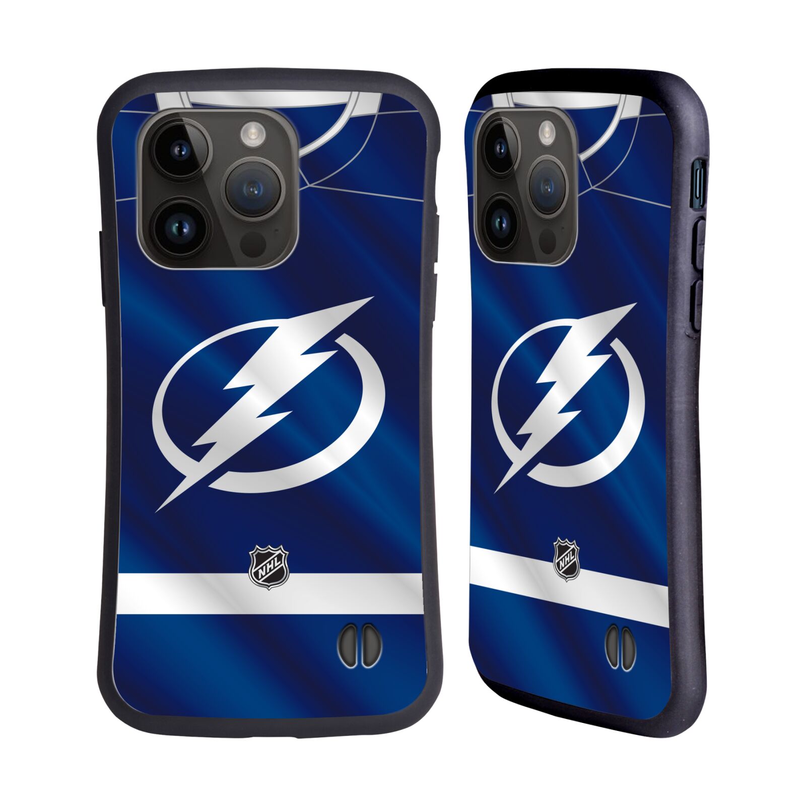 Obal na mobil Apple iPhone 15 PRO - HEAD CASE - NHL - Dres Tampa Bay Lightning