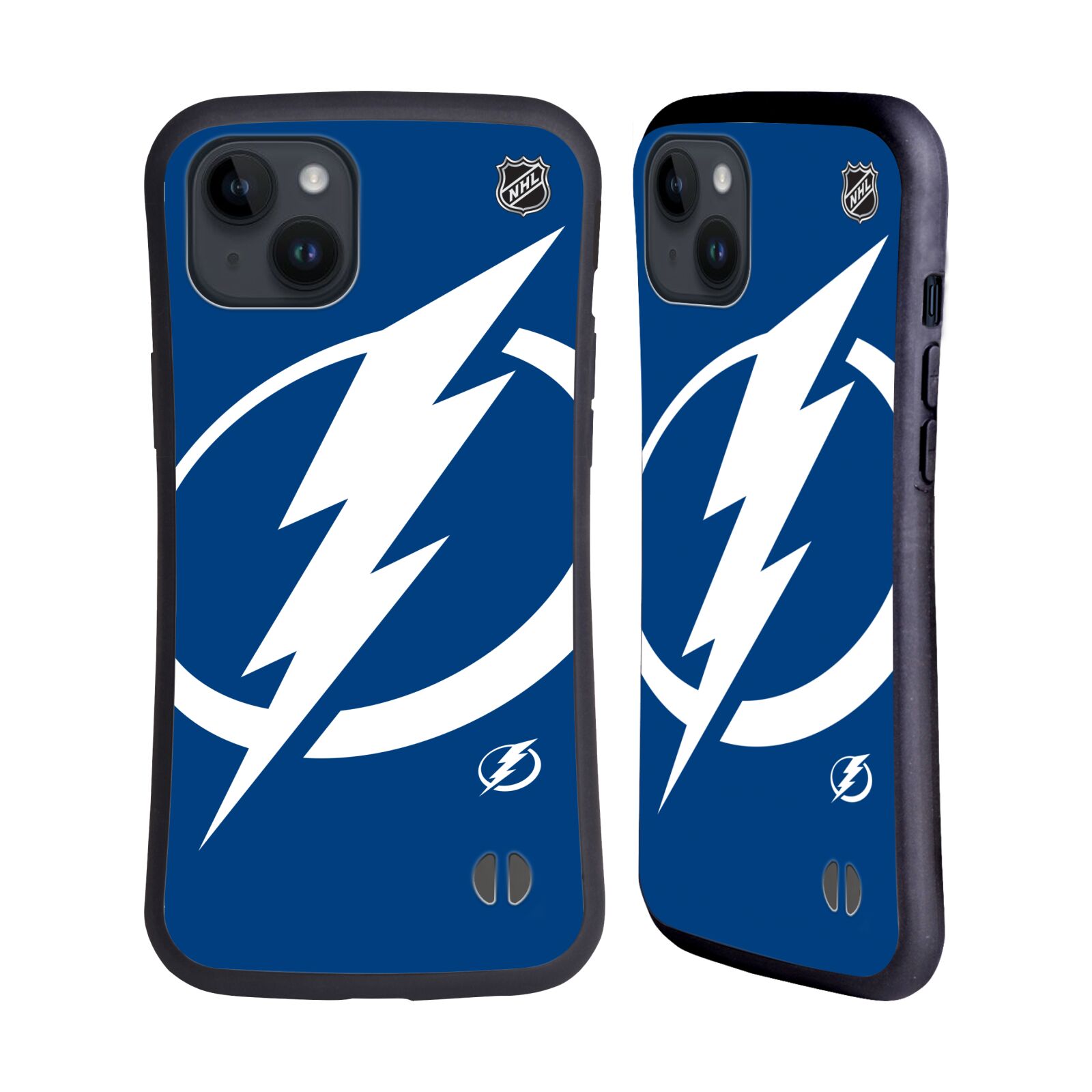 Obal na mobil Apple iPhone 15 PLUS - HEAD CASE - NHL - Logo Tampa Bay Lightning