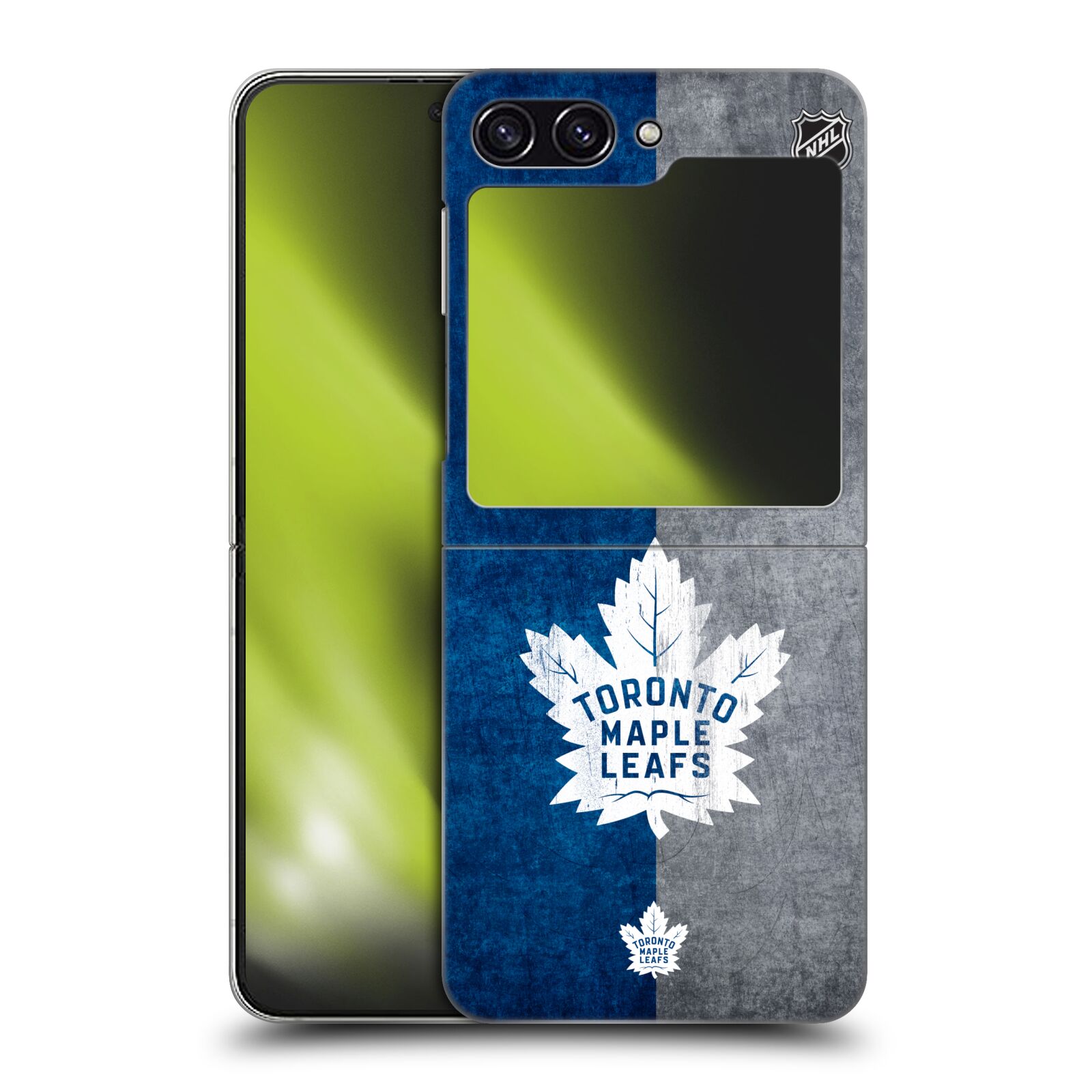 Plastový obal HEAD CASE na mobil Samsung Galaxy Z Flip 5  Hokej NHL - Toronto Maple Leafs - Znak pruhy