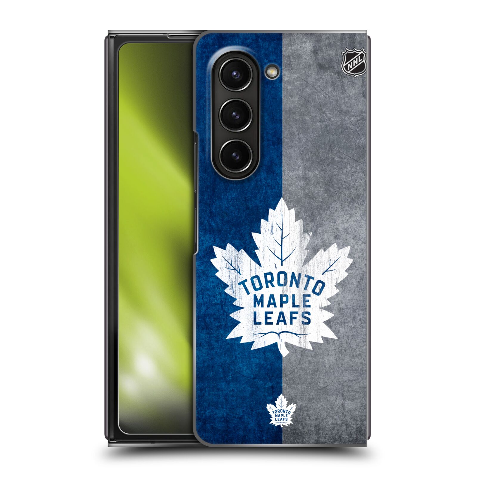 Plastový obal HEAD CASE na mobil Samsung Galaxy Z Fold 5  Hokej NHL - Toronto Maple Leafs - Znak pruhy