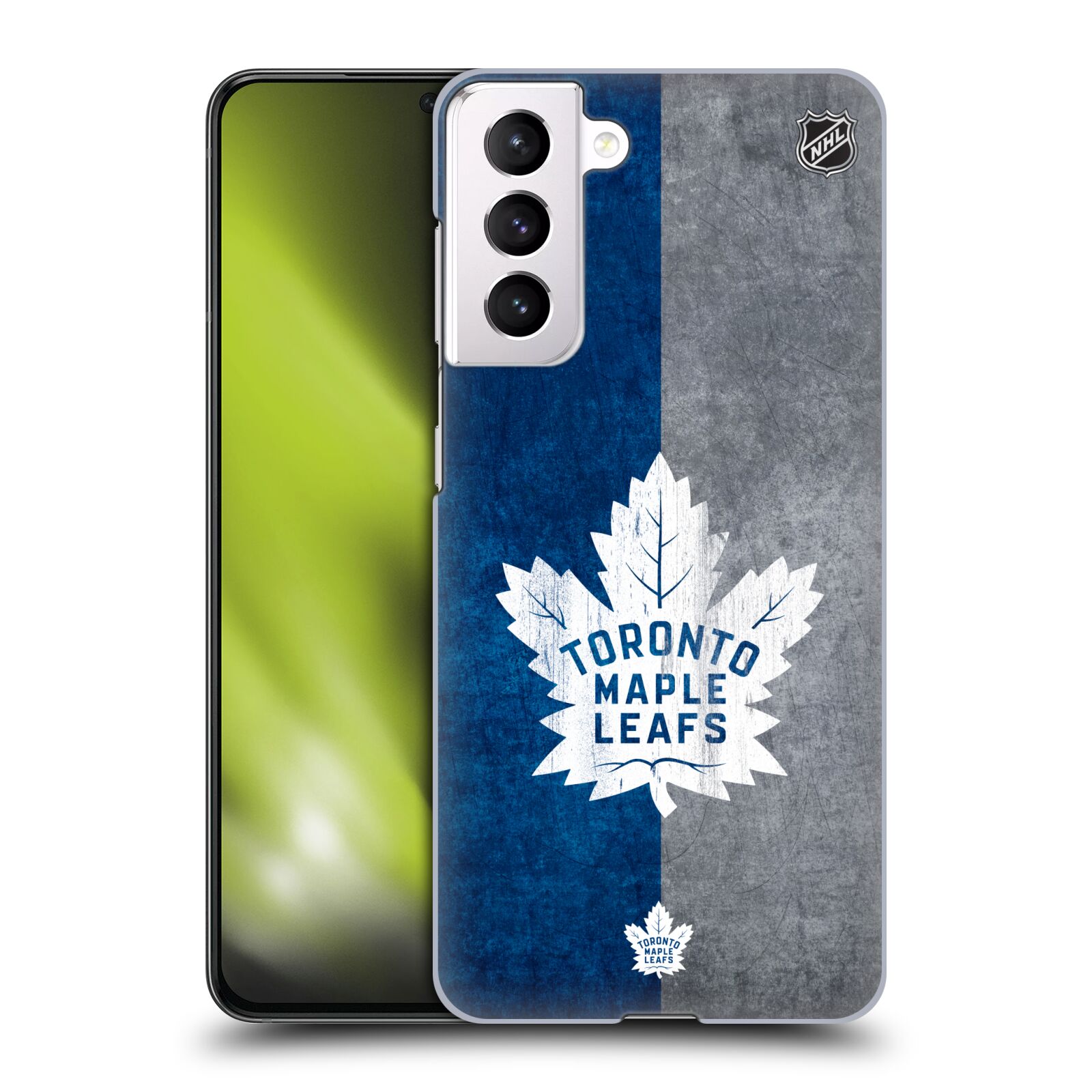 Pouzdro na mobil Samsung Galaxy S21 5G - HEAD CASE - Hokej NHL - Toronto Maple Leafs - Znak pruhy