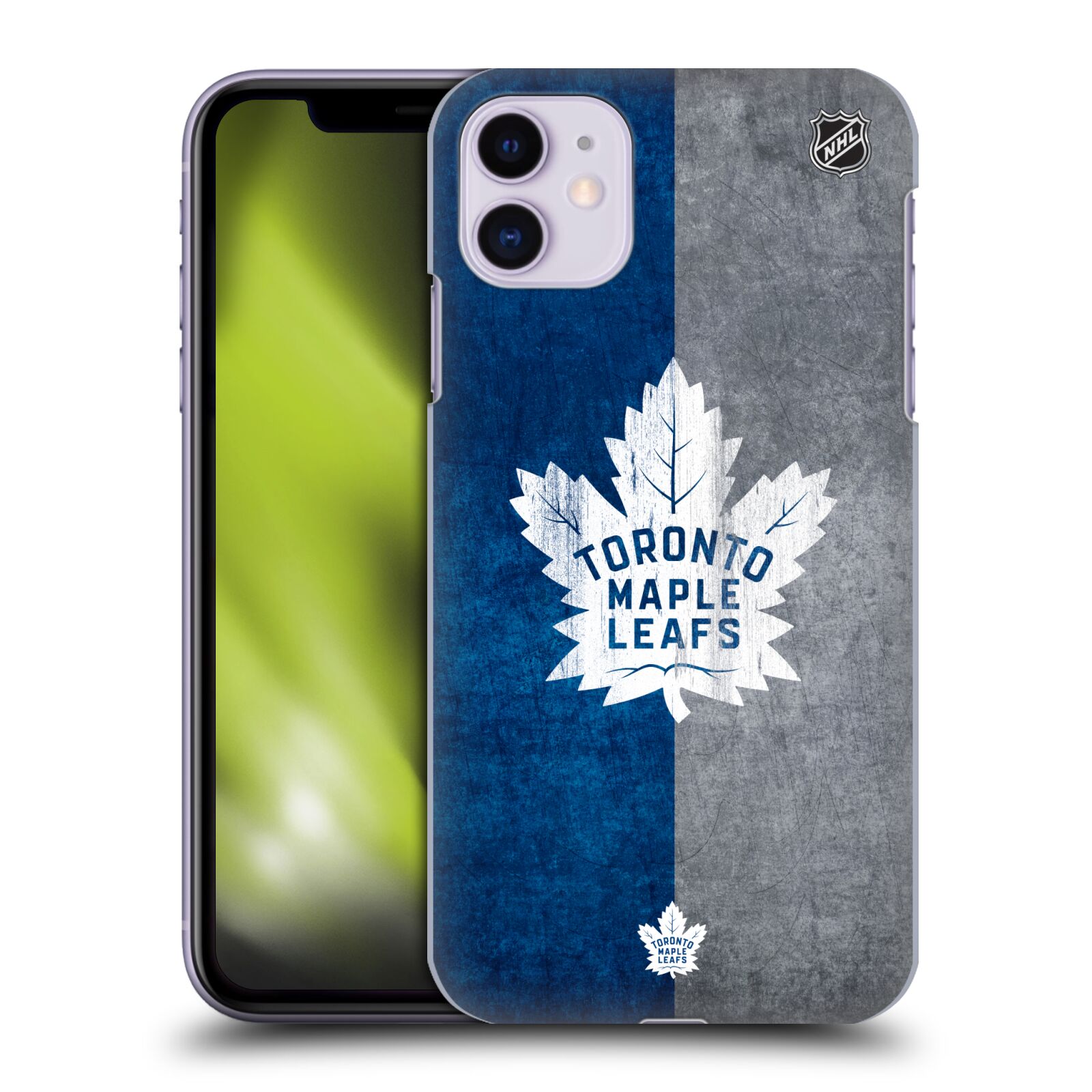 Pouzdro na mobil Apple Iphone 11 - HEAD CASE - Hokej NHL - Toronto Maple Leafs - Znak pruhy