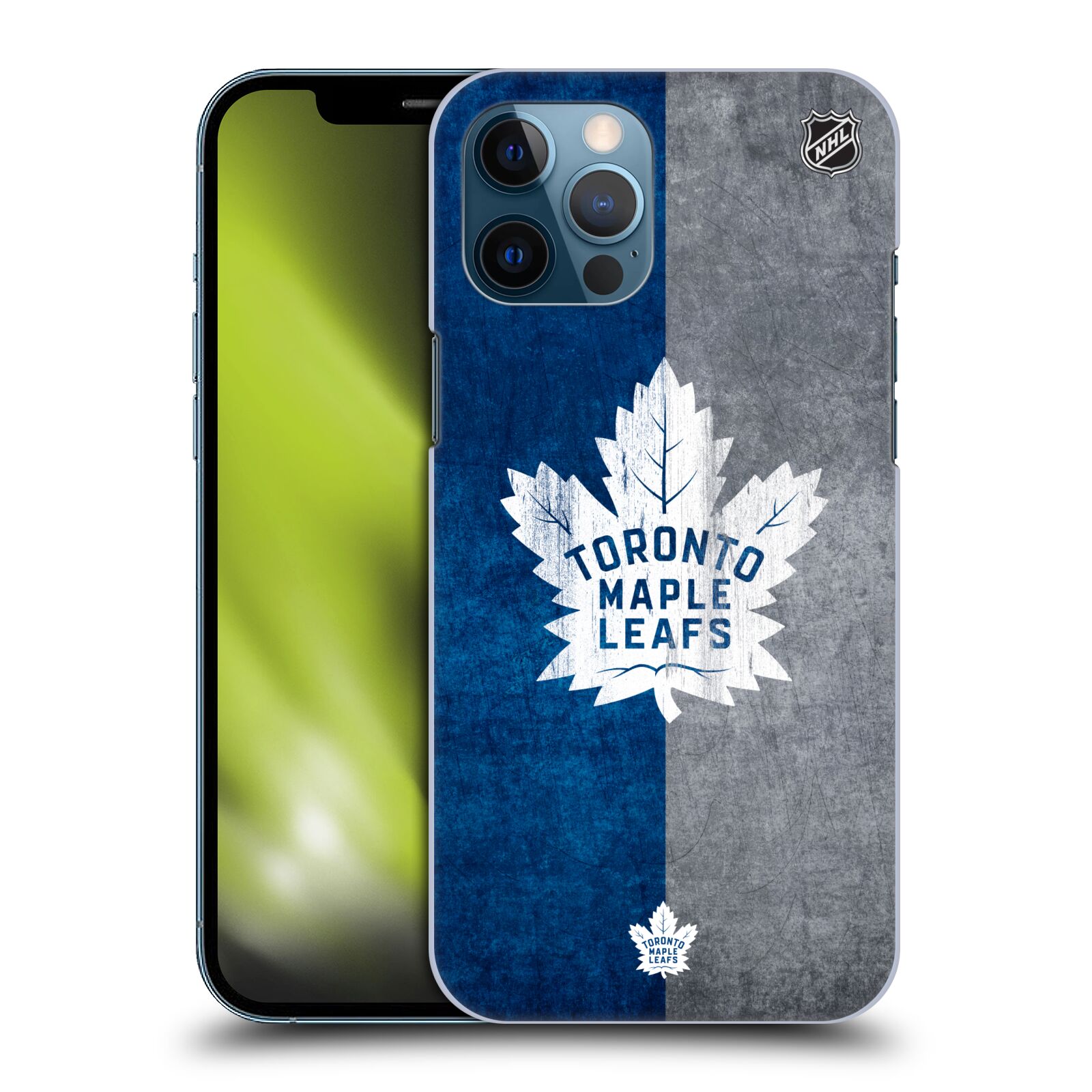Pouzdro na mobil Apple Iphone 12 PRO MAX - HEAD CASE - Hokej NHL - Toronto Maple Leafs - Znak pruhy