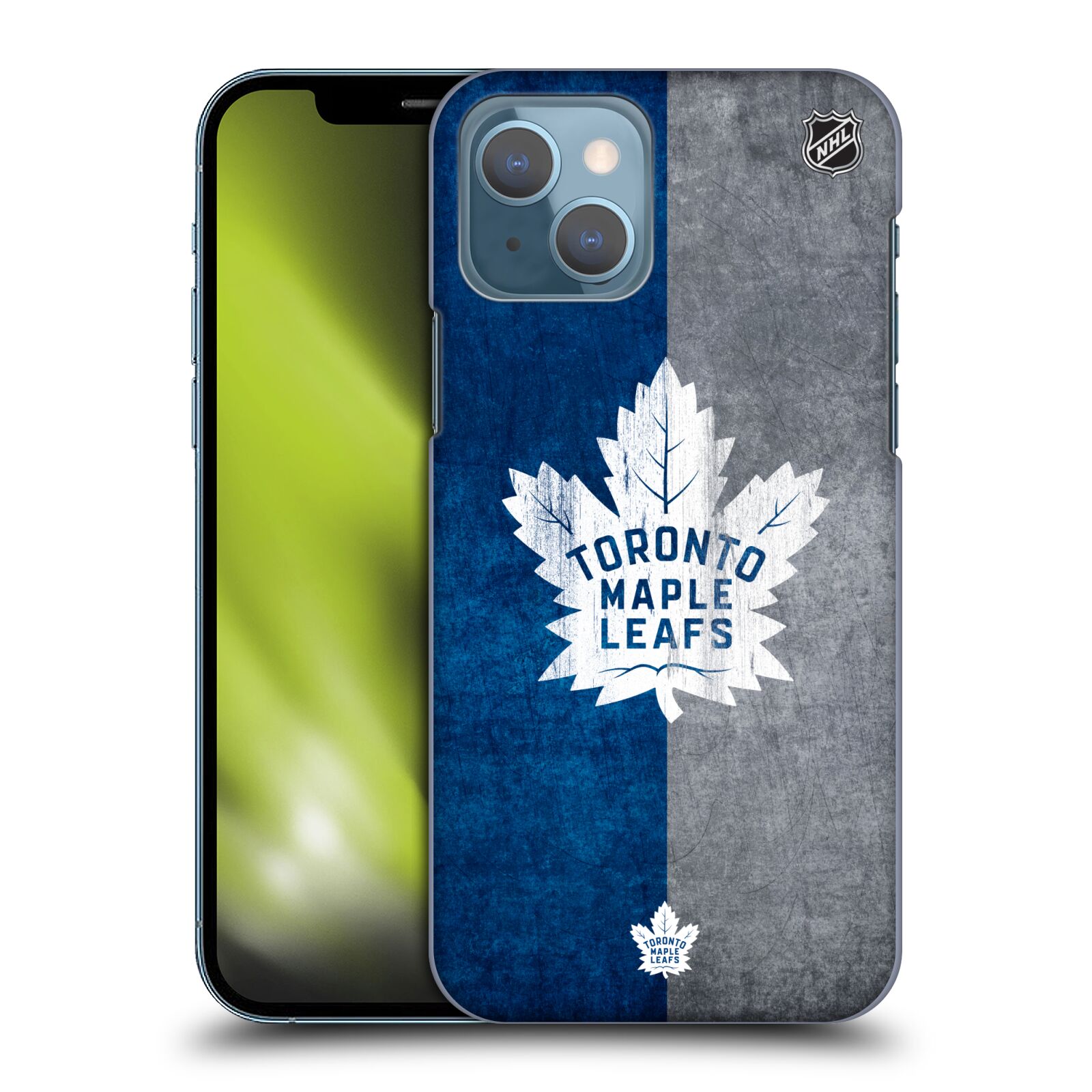 Pouzdro na mobil Apple Iphone 13 - HEAD CASE - Hokej NHL - Toronto Maple Leafs - Znak pruhy