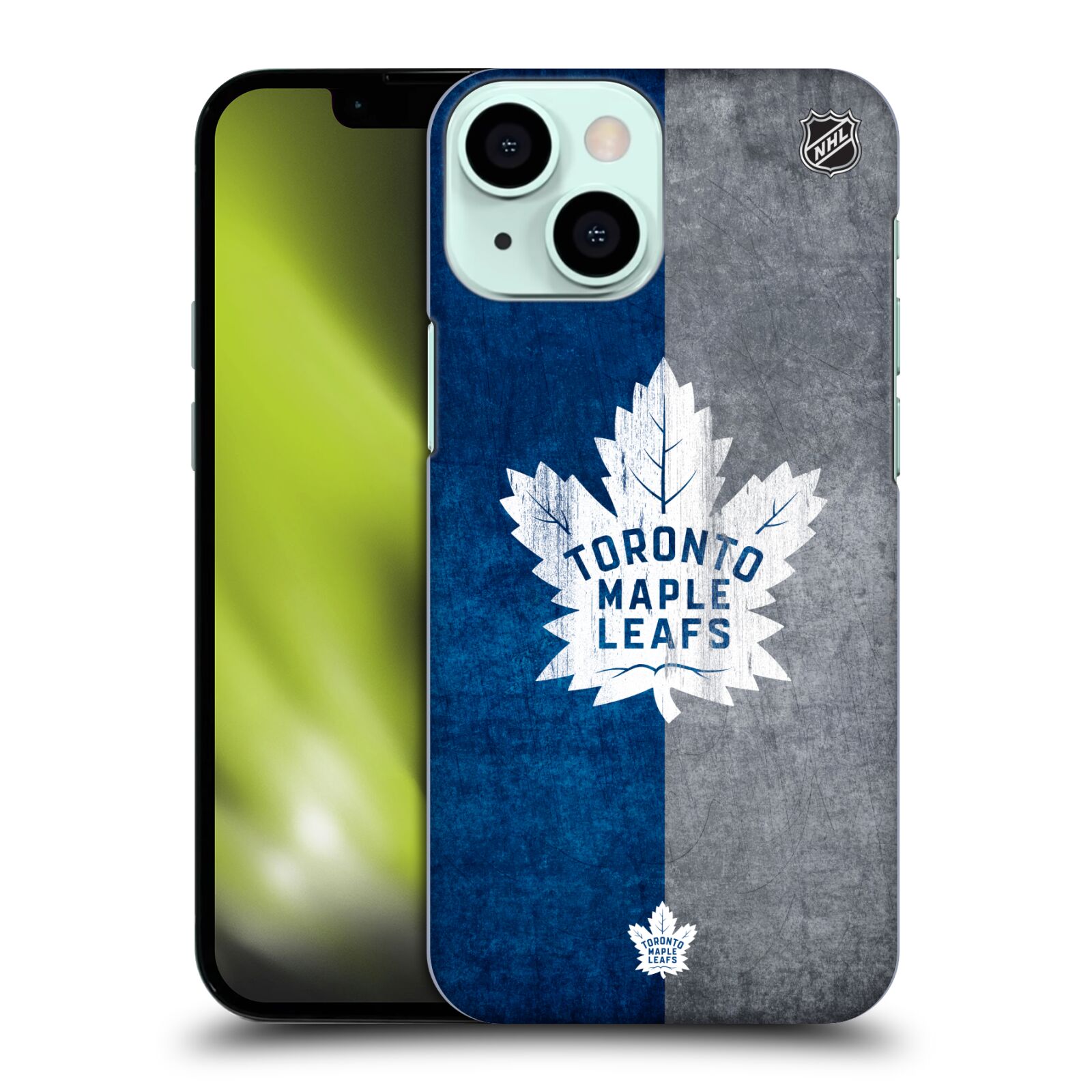 Pouzdro na mobil Apple Iphone 13 MINI - HEAD CASE - Hokej NHL - Toronto Maple Leafs - Znak pruhy