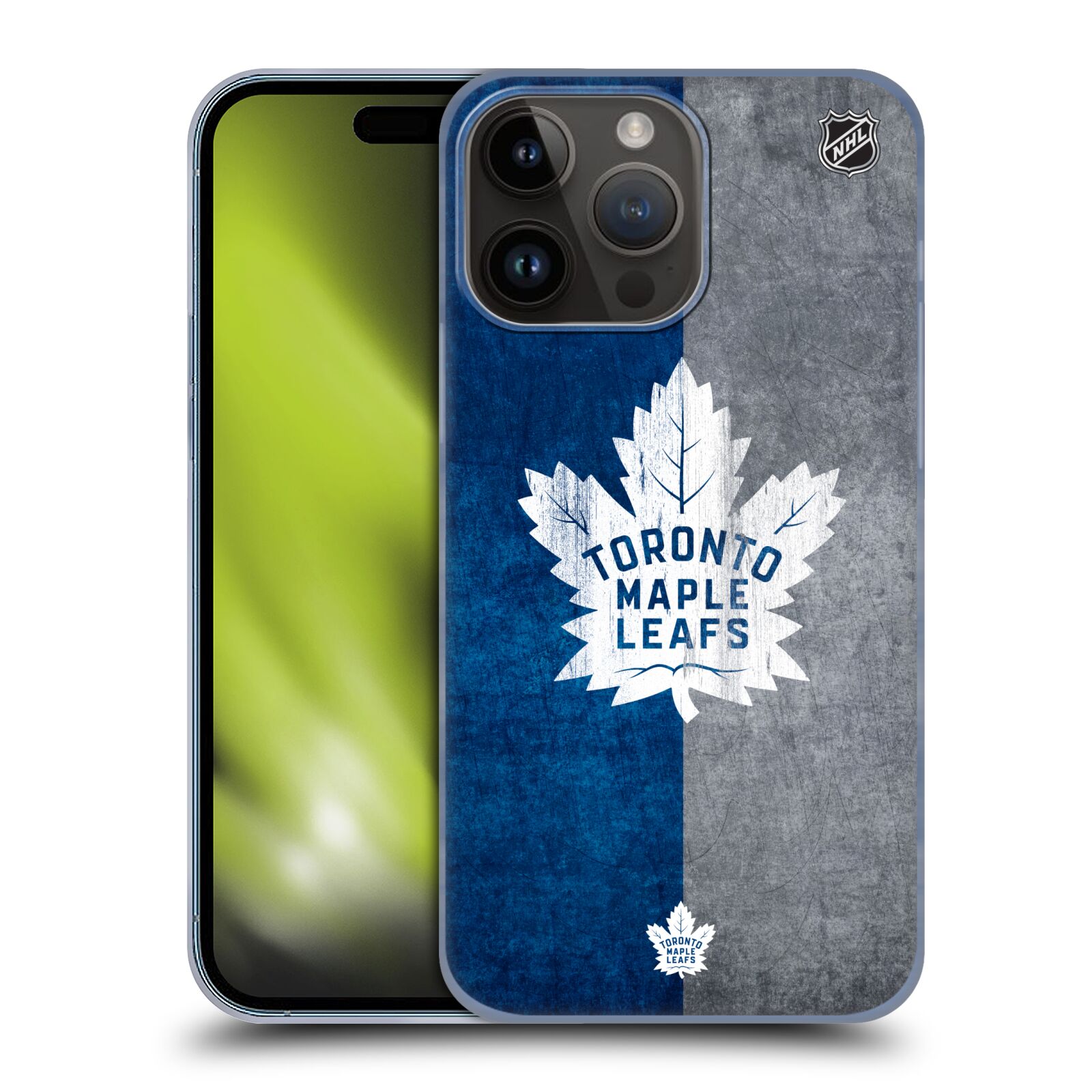 Plastový obal HEAD CASE na mobil Apple Iphone 15 PRO MAX  Hokej NHL - Toronto Maple Leafs - Znak pruhy