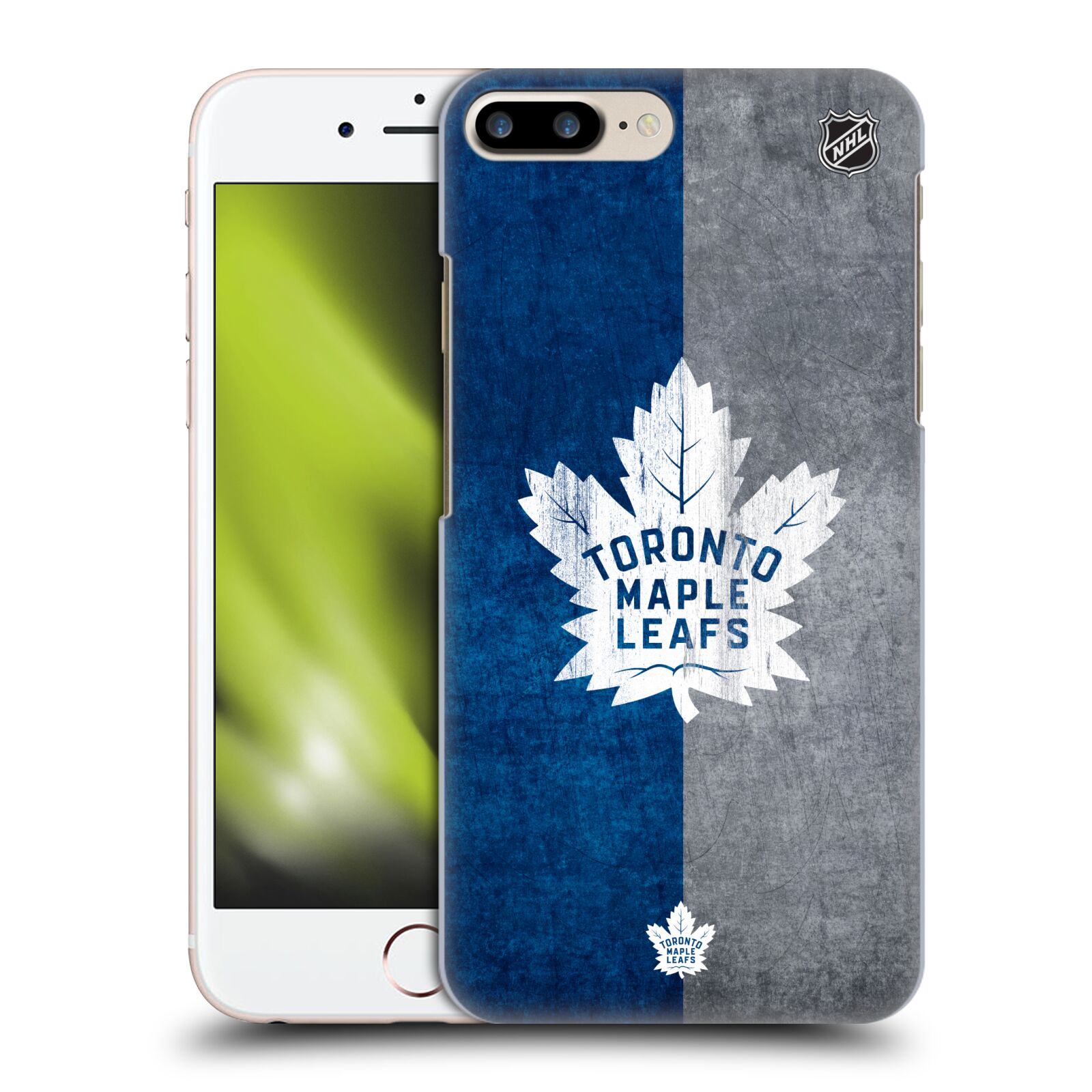 Pouzdro na mobil Apple Iphone 7/8 PLUS - HEAD CASE - Hokej NHL - Toronto Maple Leafs - Znak pruhy