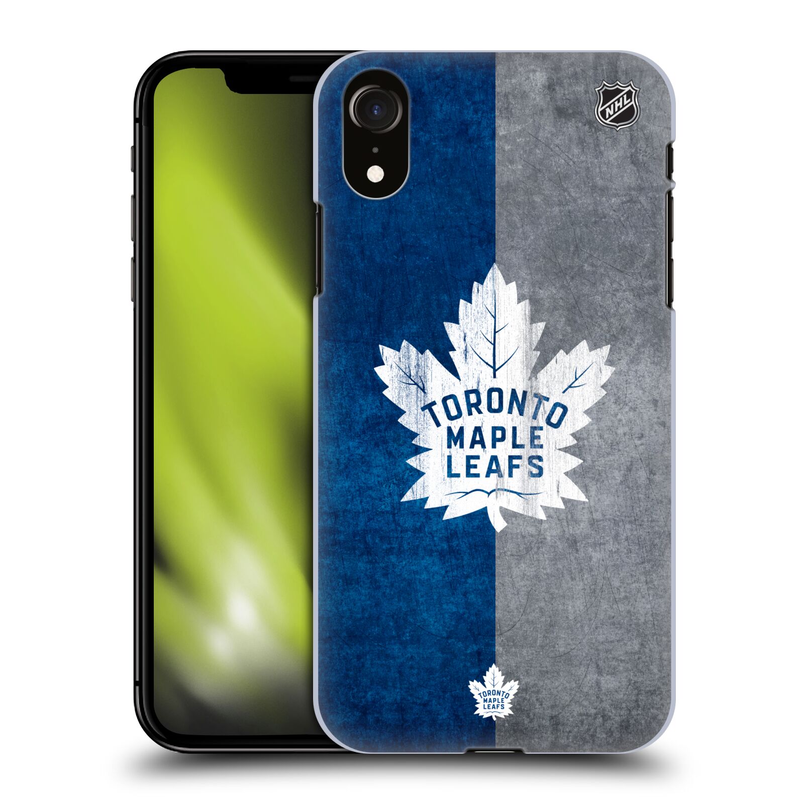 Pouzdro na mobil Apple Iphone XR - HEAD CASE - Hokej NHL - Toronto Maple Leafs - Znak pruhy