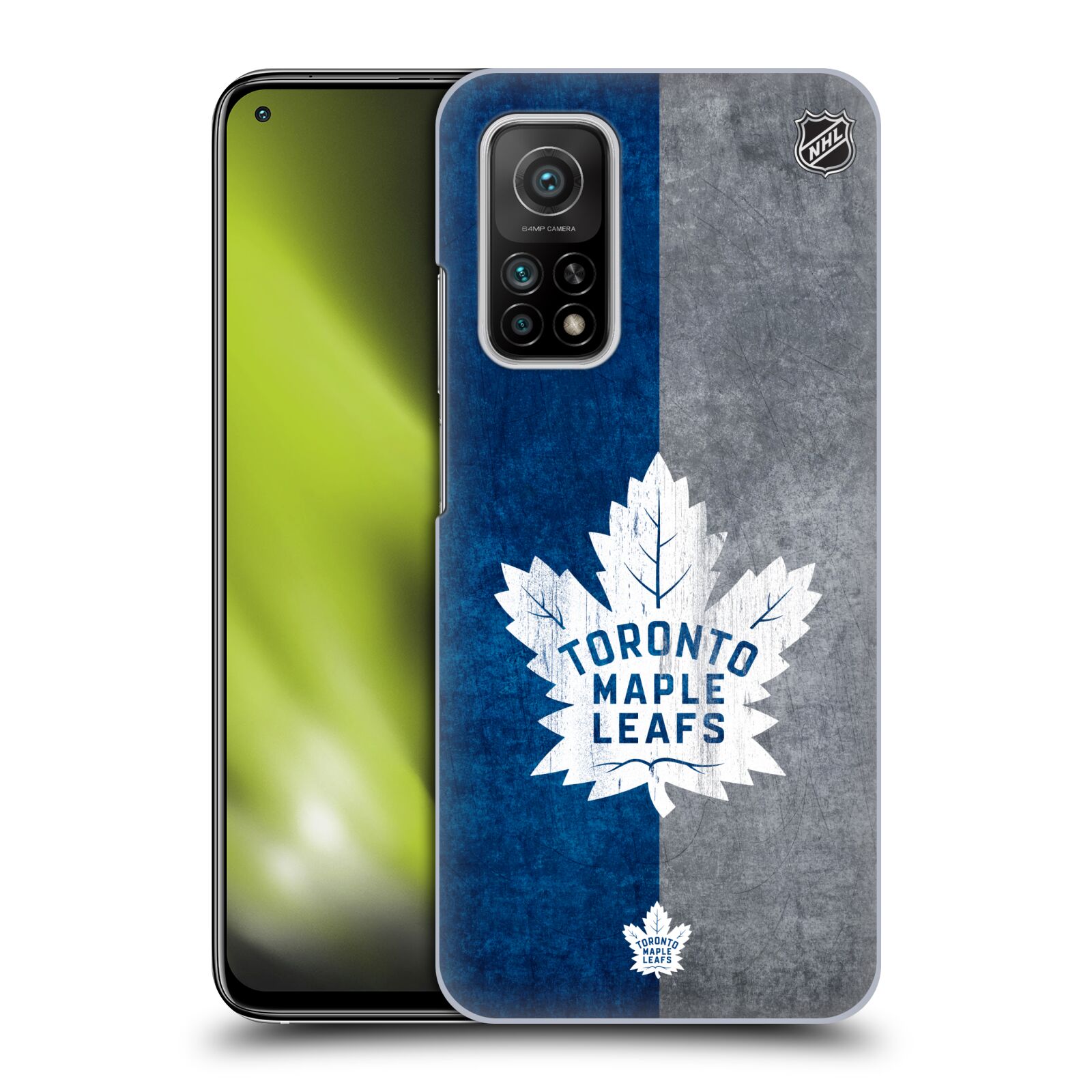 Pouzdro na mobil Xiaomi  Mi 10T / Mi 10T PRO - HEAD CASE - Hokej NHL - Toronto Maple Leafs - Znak pruhy