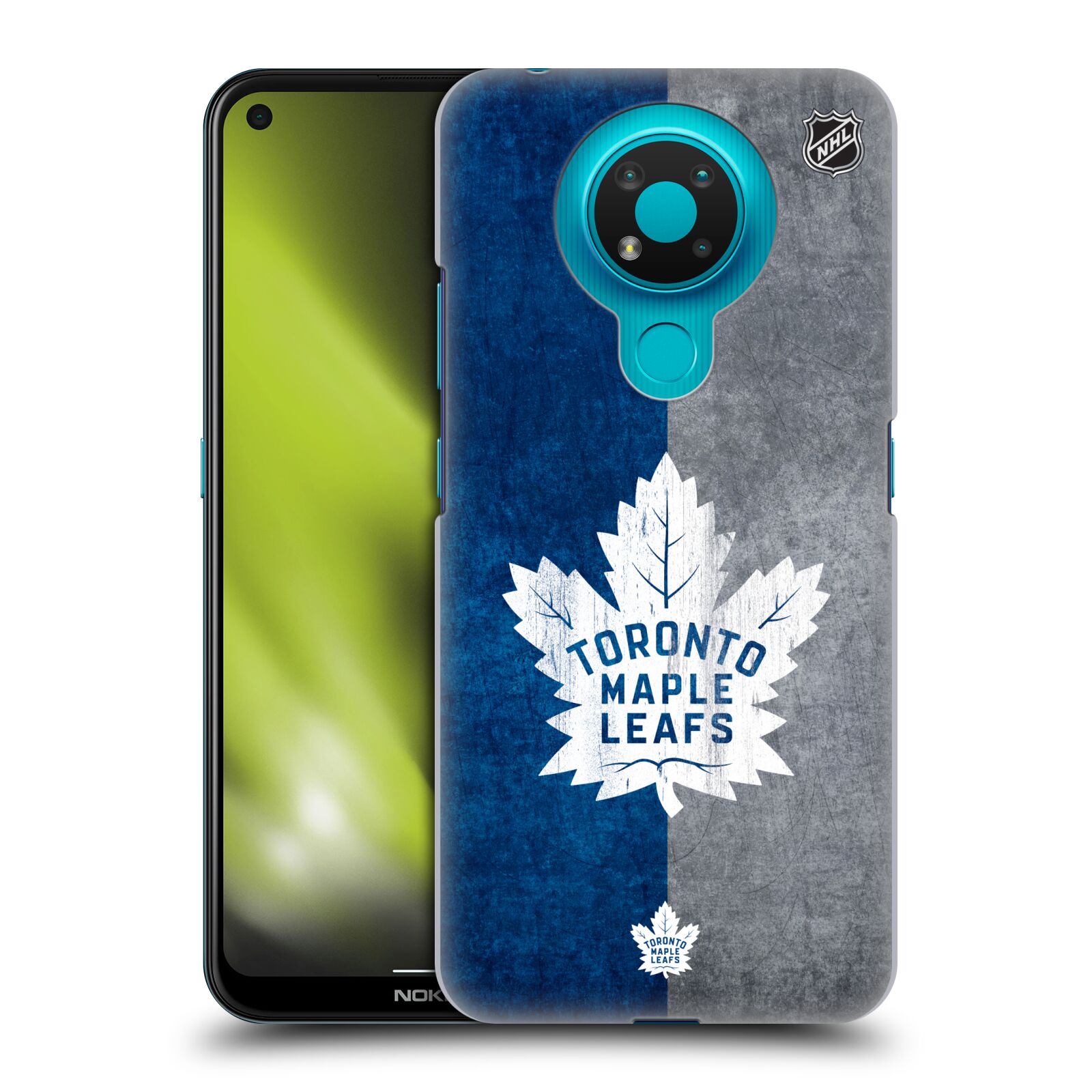 Pouzdro na mobil Nokia 3.4 - HEAD CASE - Hokej NHL - Toronto Maple Leafs - Znak pruhy