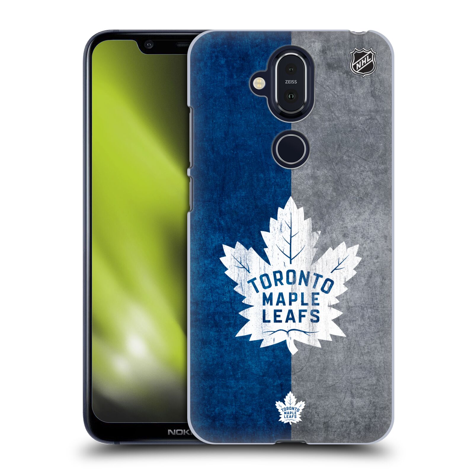 Pouzdro na mobil NOKIA 8.1 - HEAD CASE - Hokej NHL - Toronto Maple Leafs - Znak pruhy