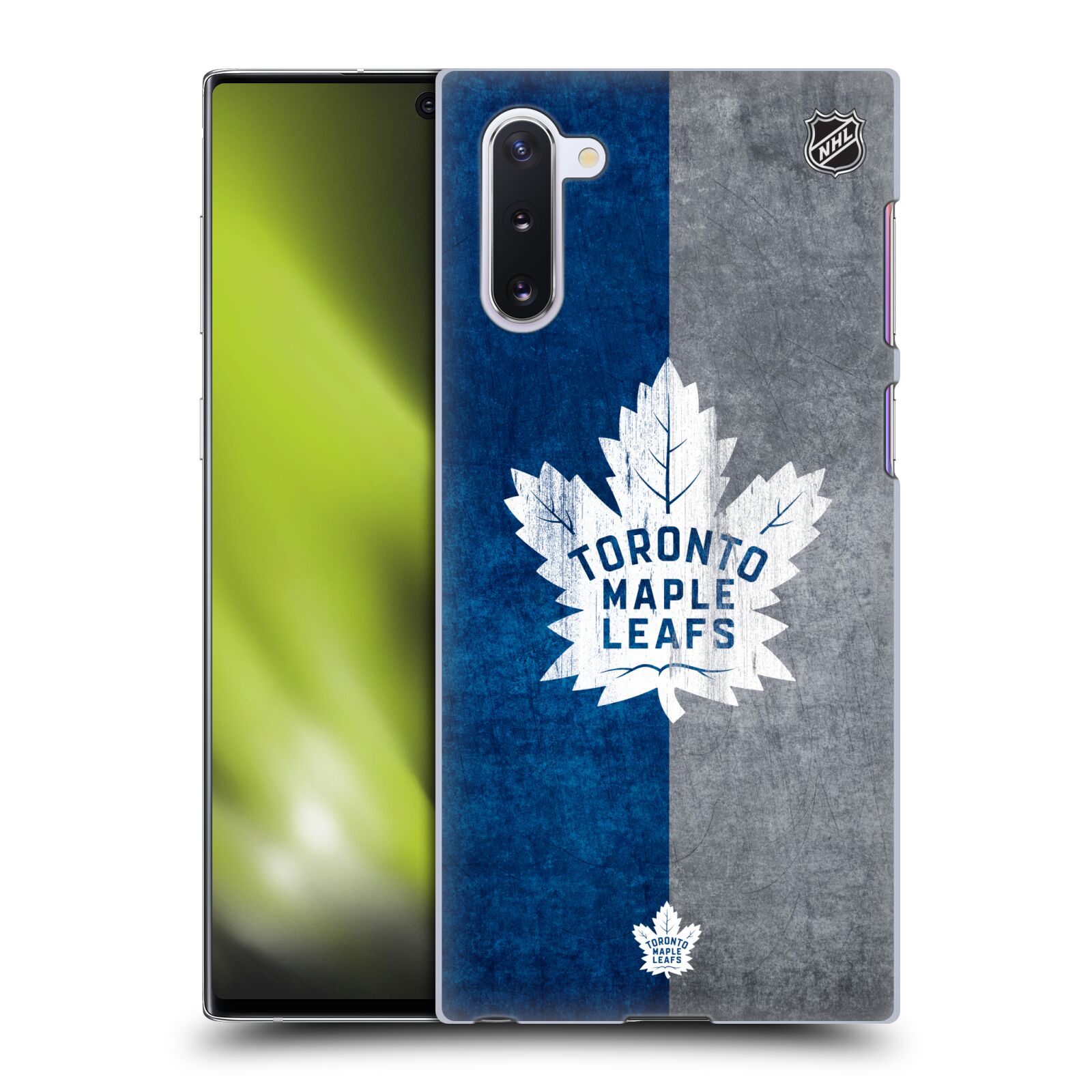 Pouzdro na mobil Samsung Galaxy Note 10 - HEAD CASE - Hokej NHL - Toronto Maple Leafs - Znak pruhy