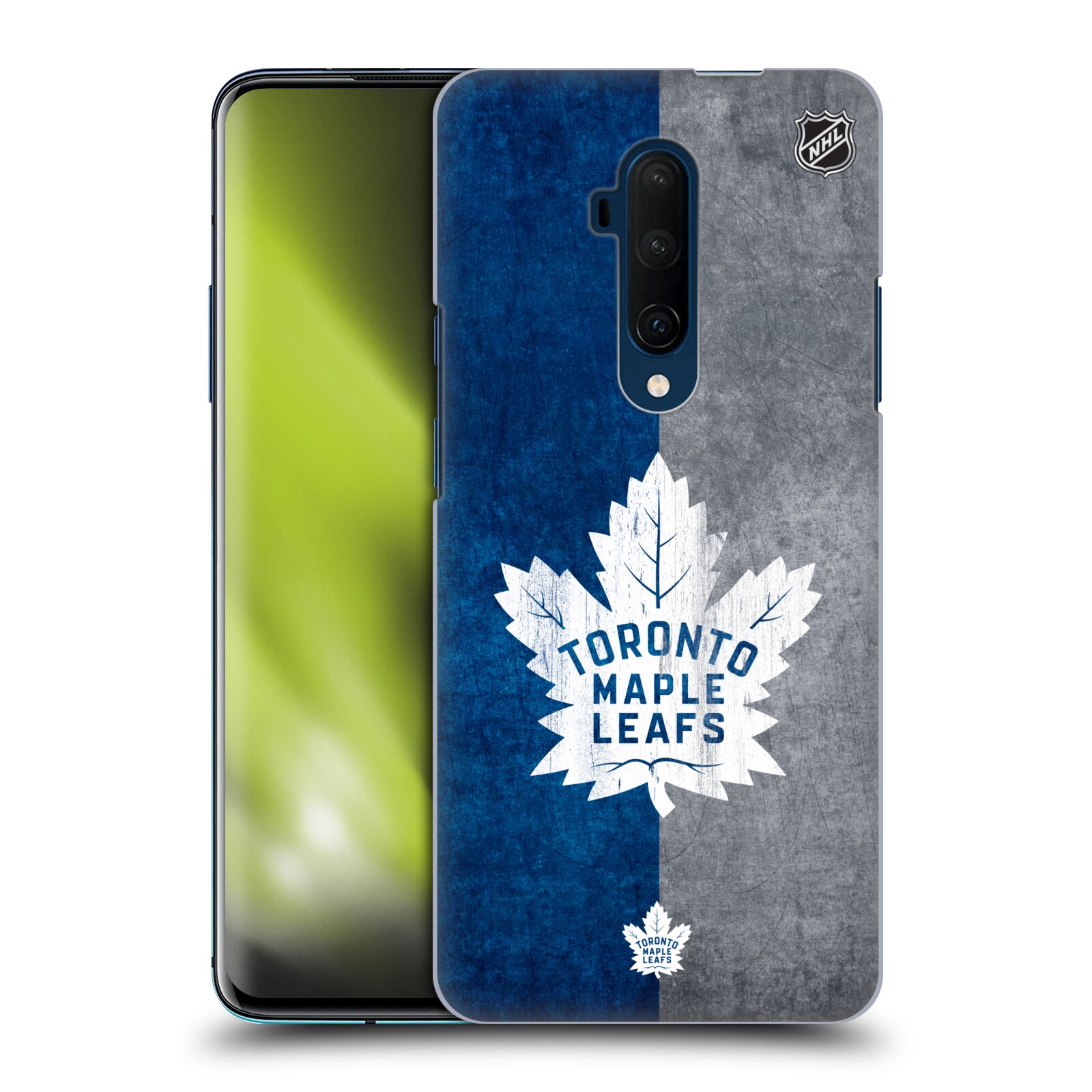 Pouzdro na mobil OnePlus 7T Pro - HEAD CASE - Hokej NHL - Toronto Maple Leafs - Znak pruhy
