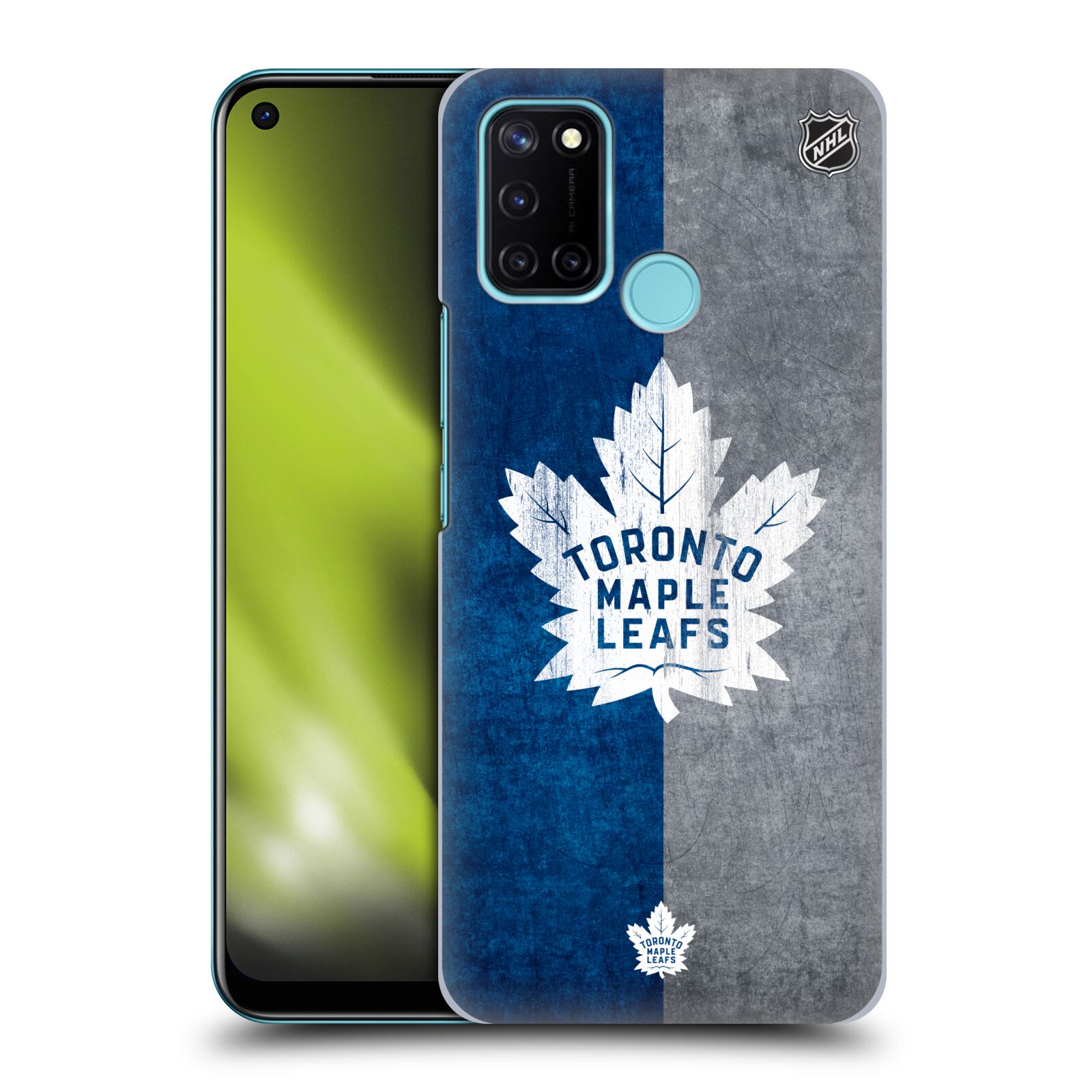 Pouzdro na mobil Realme 7i / Realme C17 - HEAD CASE - Hokej NHL - Toronto Maple Leafs - Znak pruhy