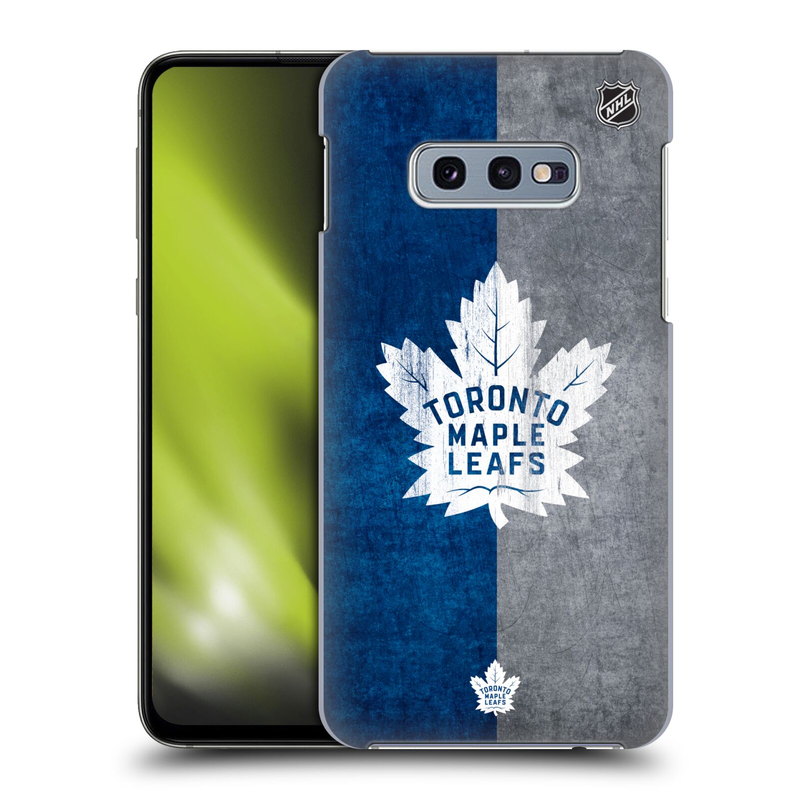 Pouzdro na mobil Samsung Galaxy S10e - HEAD CASE - Hokej NHL - Toronto Maple Leafs - Znak pruhy