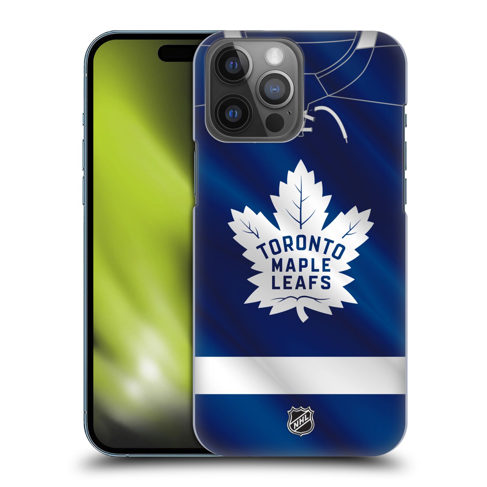Pouzdro na mobil Apple Iphone 14 PRO MAX - HEAD CASE - Hokej NHL - Toronto Maple Leafs - Znak na dresu