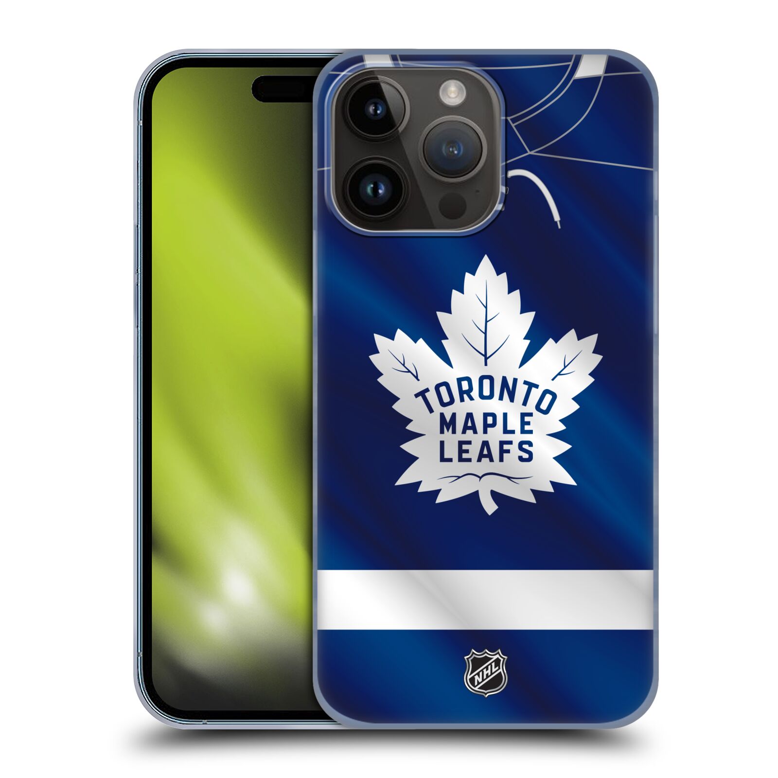 Plastový obal HEAD CASE na mobil Apple Iphone 15 PRO MAX  Hokej NHL - Toronto Maple Leafs - Znak na dresu