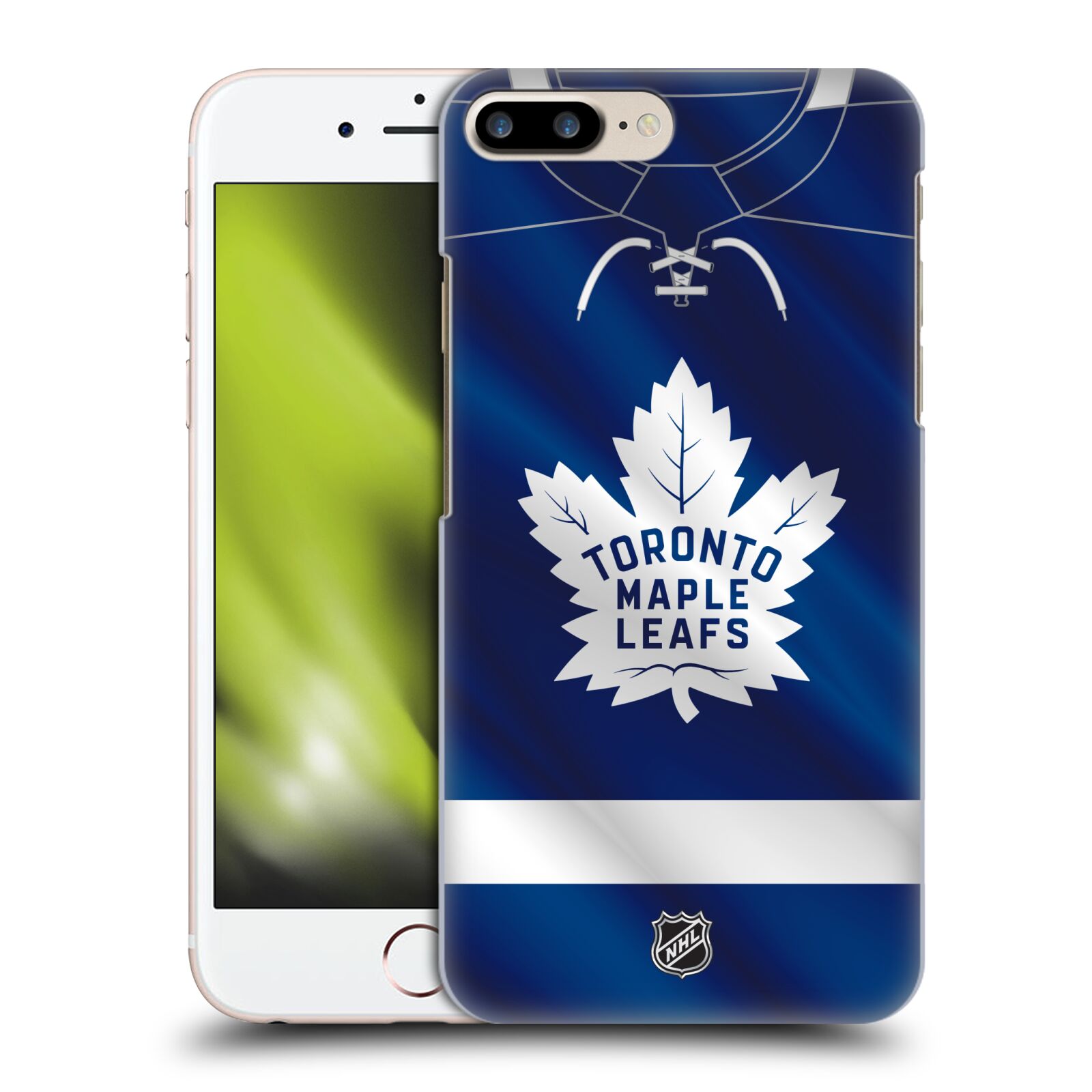 Pouzdro na mobil Apple Iphone 7/8 PLUS - HEAD CASE - Hokej NHL - Toronto Maple Leafs - Znak na dresu