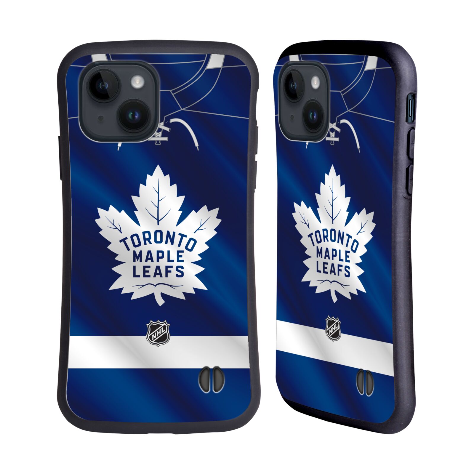 Obal na mobil Apple iPhone 15 - HEAD CASE - NHL - Dres Toronto Maple Leafs