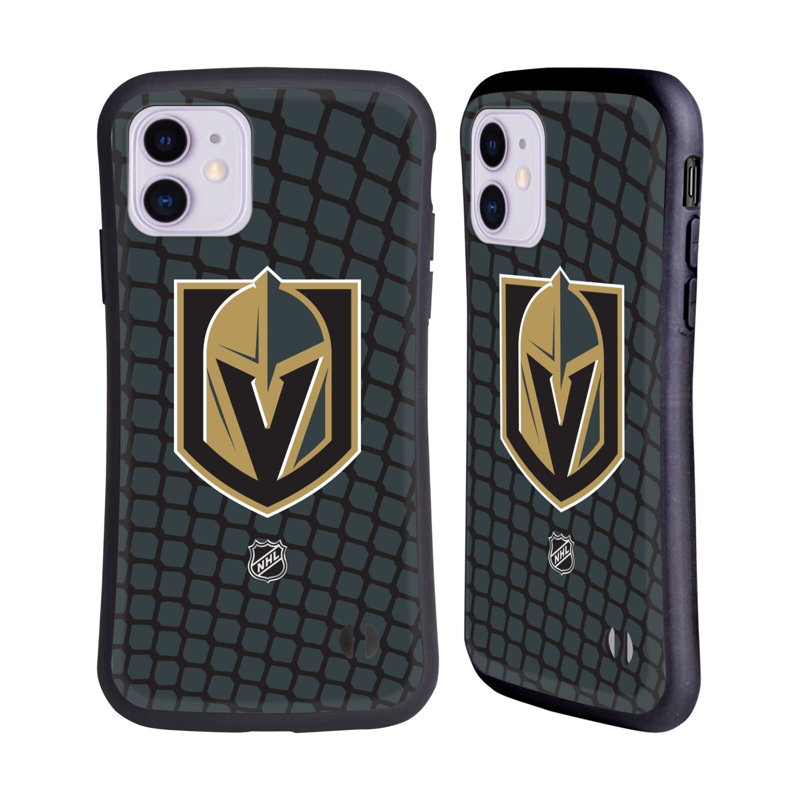 Obal na mobil Apple iPhone 11 - HEAD CASE - NHL - Branková síť Las Vegas Golden Knights