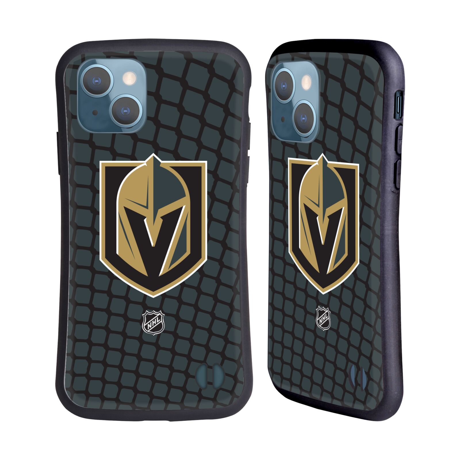 Obal na mobil Apple iPhone 13 - HEAD CASE - NHL - Branková síť Las Vegas Golden Knights